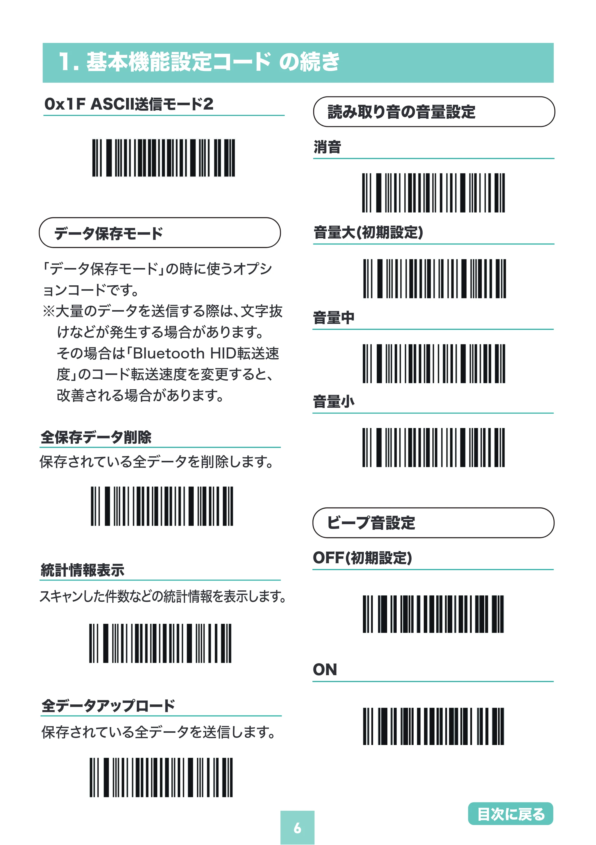 サンワサプライ BCR-BT1D8W 取扱説明書 — 原本ページ — 6ページ