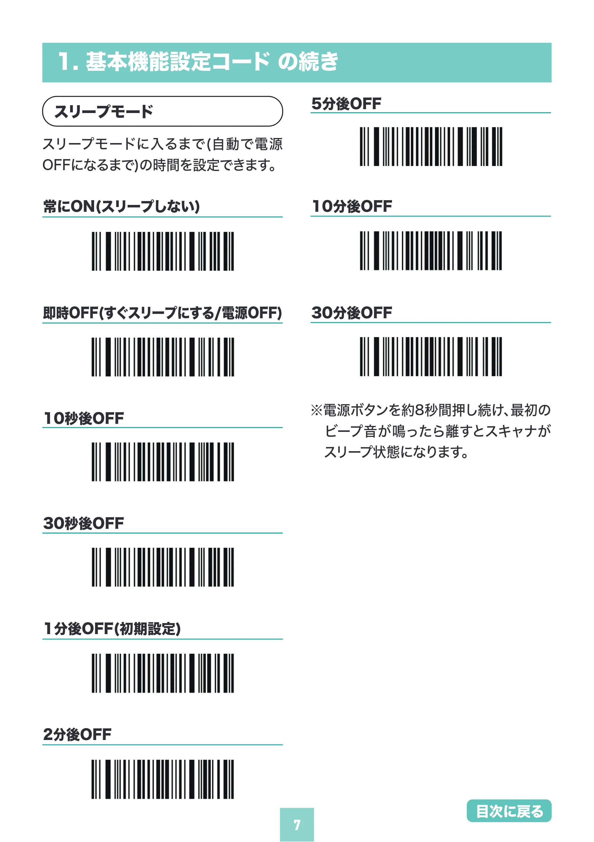サンワサプライ BCR-BT1D8W 取扱説明書 — 原本ページ — 7ページ