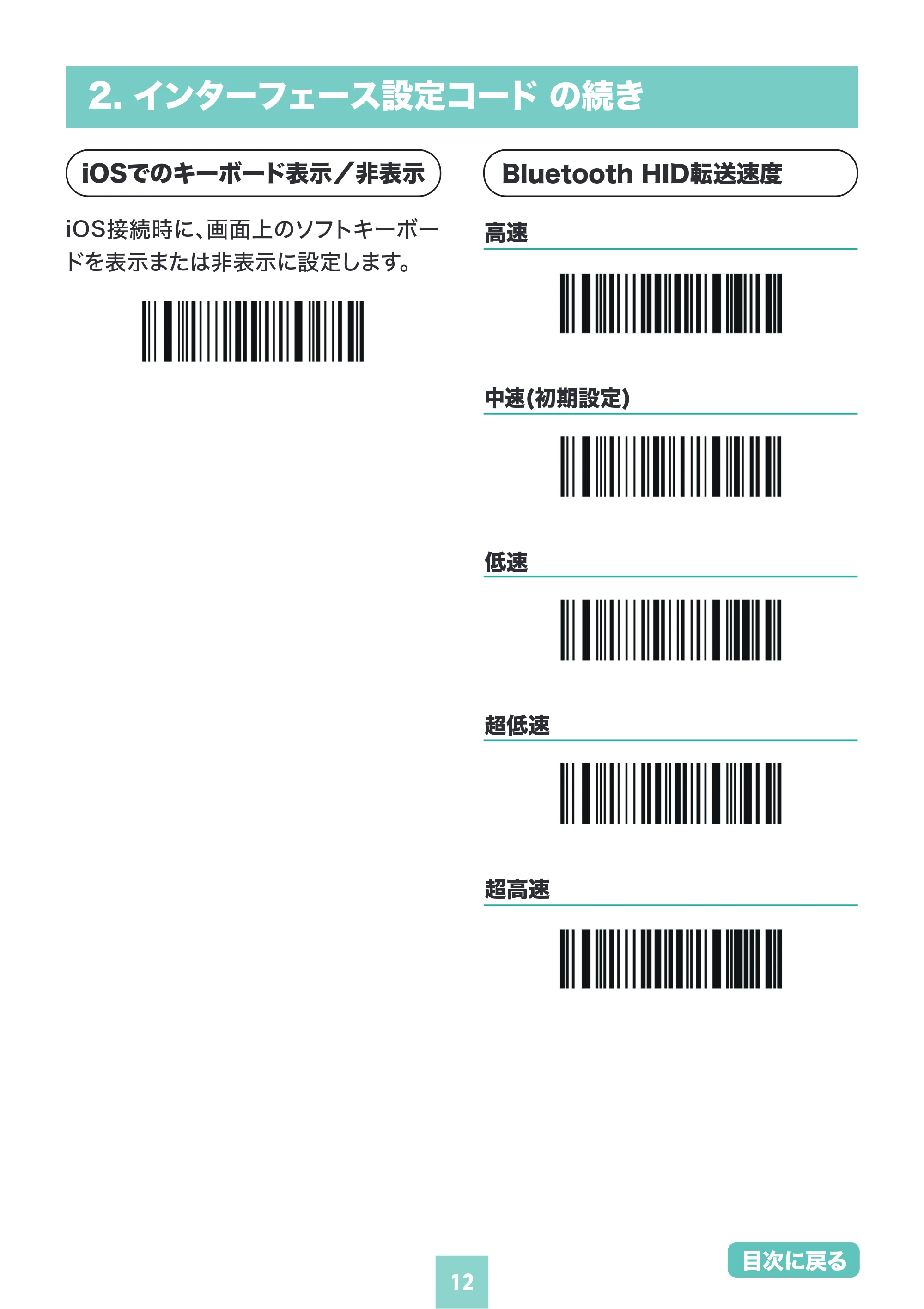 サンワサプライ BCR-BT1D8W 取扱説明書 — 原本ページ — 12ページ
