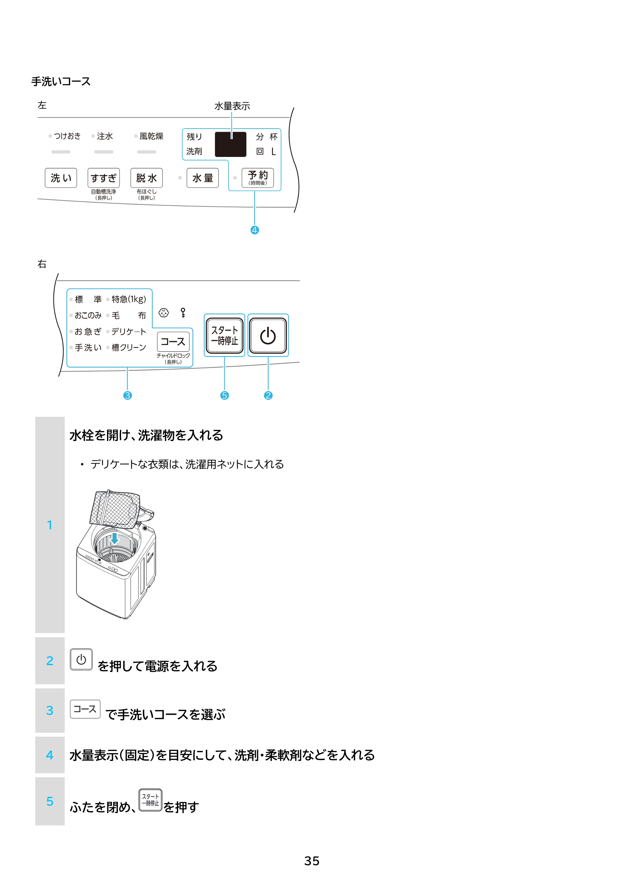 アイリスオーヤマ ITW-50B01 取扱説明書 — 原本ページ — 35ページ