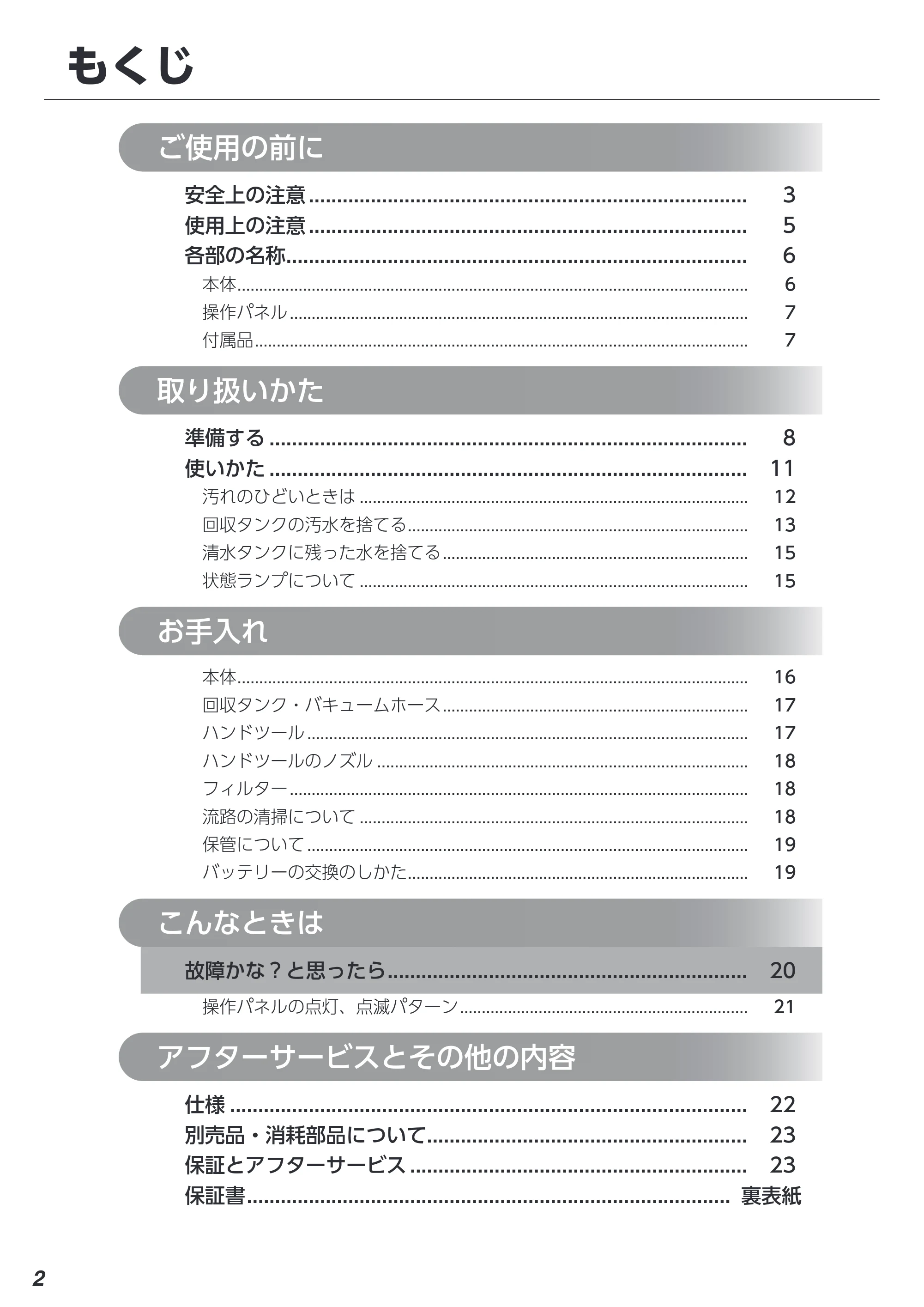 アイリスオーヤマ RNSK-B400D 取扱説明書 — 原本ページ — 2ページ