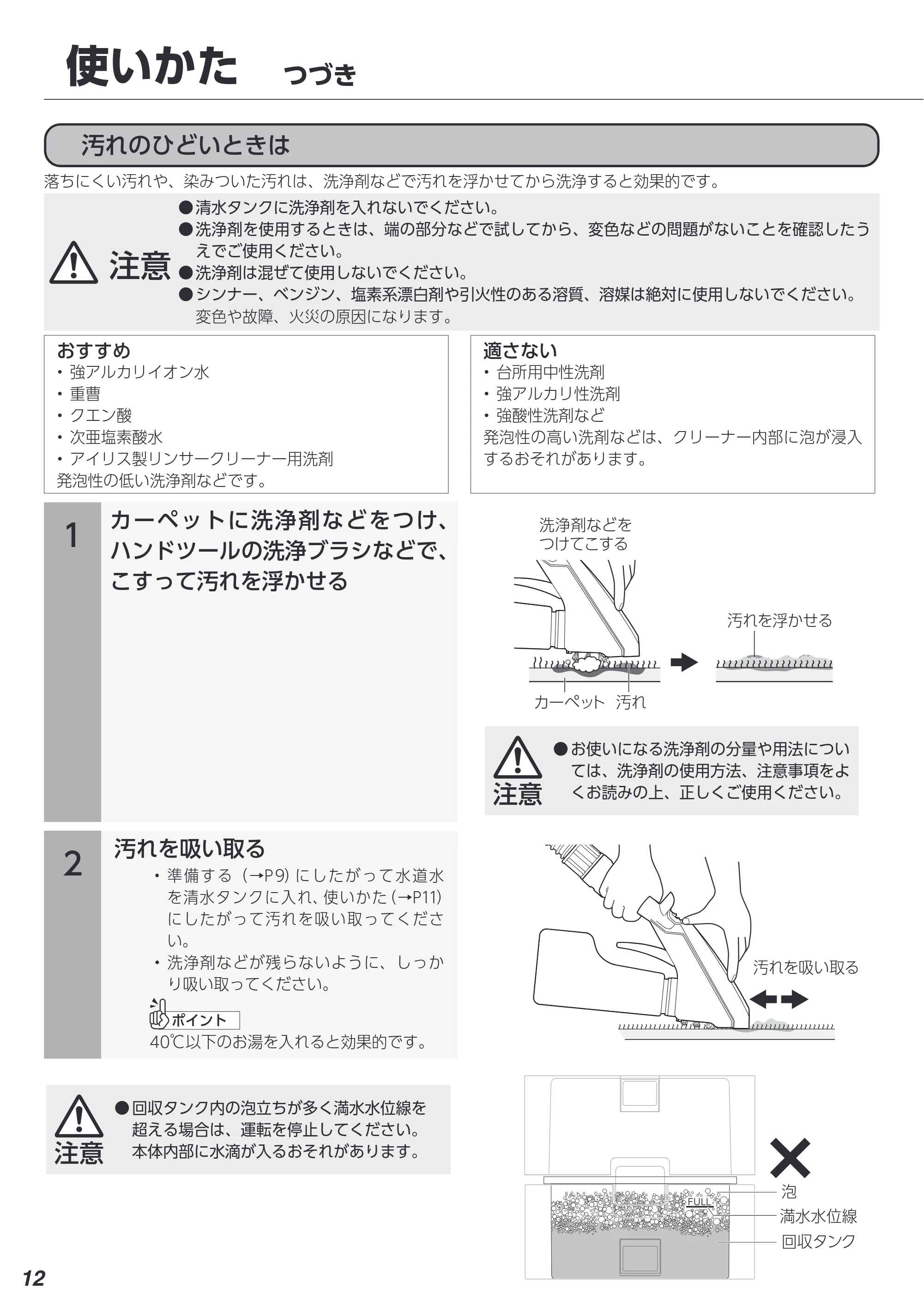 アイリスオーヤマ RNSK-B400D 取扱説明書 — 原本ページ — 12ページ
