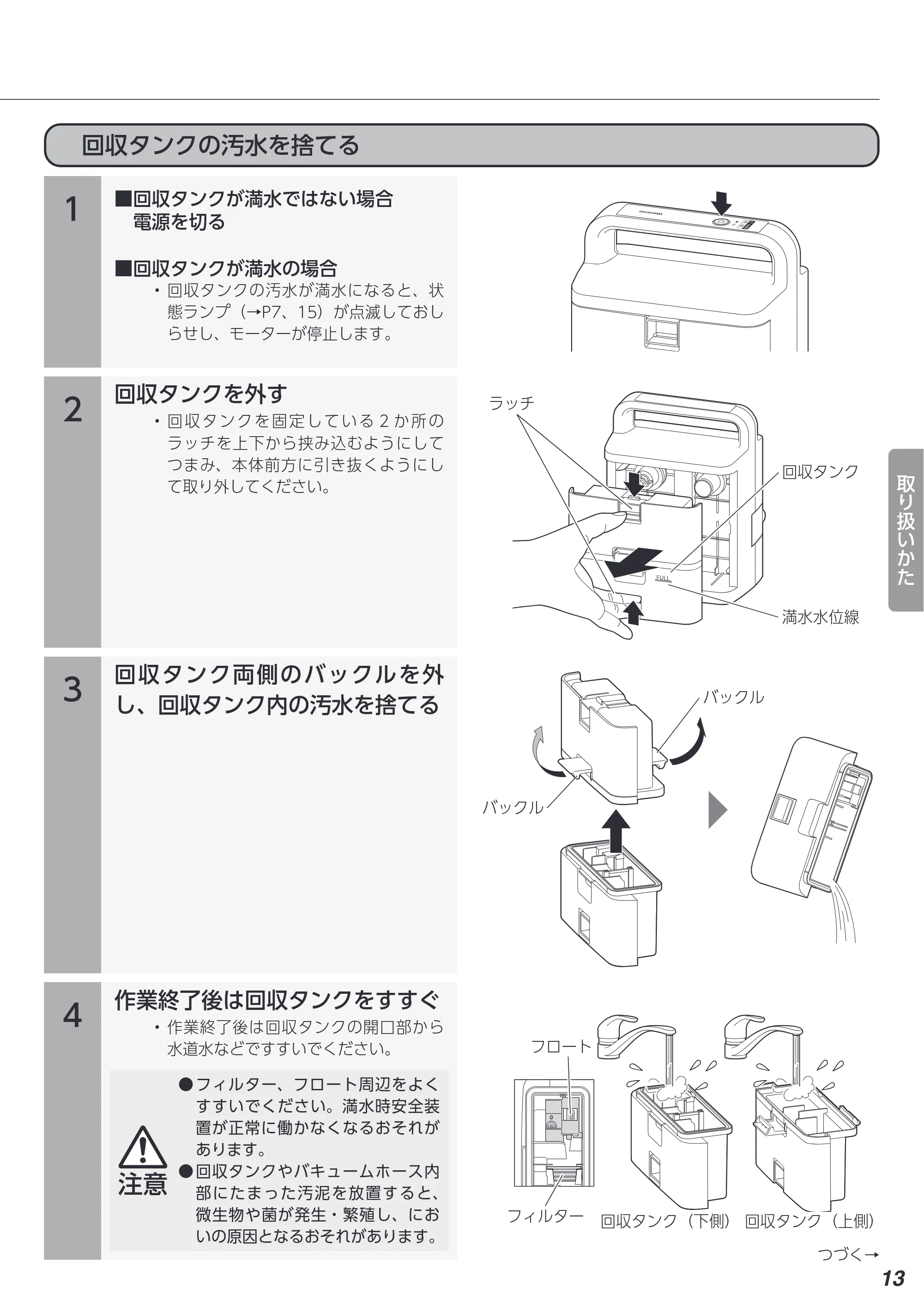 アイリスオーヤマ RNSK-B400D 取扱説明書 — 原本ページ — 13ページ