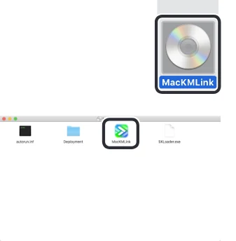 エレコム UC-TV5XBK 取扱説明書 — 1 デスクトップに「Untitled」、「MacKMLink」の順にマウ ントされたら、「MacKMLink」のアイコンをダブルク リックします。 — 図版 10-1 — 10ページ