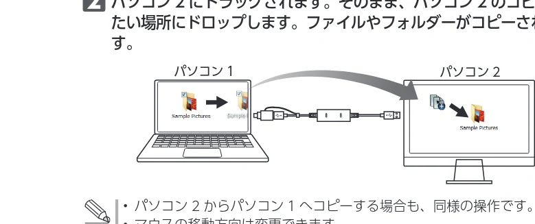 エレコム UC-TV5XBK 取扱説明書 — ファイルやフォルダーの転送 — 図版 11-1 — 11ページ
