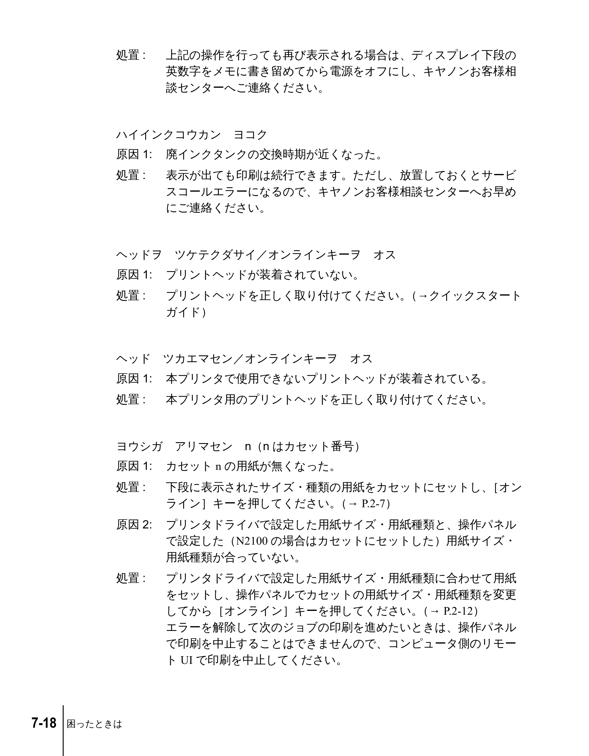 キヤノン N2100/N1100 ユーザーズガイド （PDF形式／5.87Mバイト） — 原本ページ — 106ページ