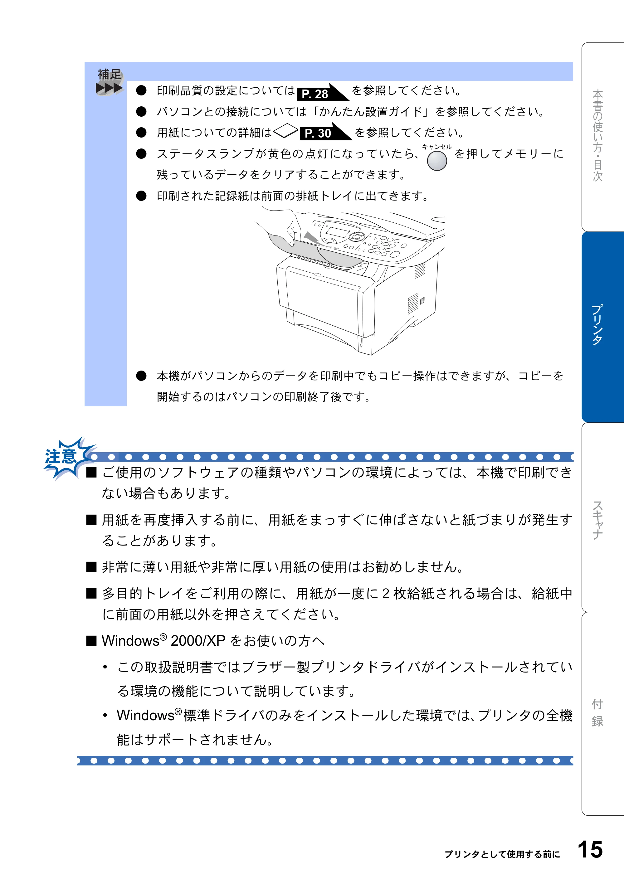 ブラザー DCP-8025J ユーザーズガイド ～パソコン活用編～ — 原本ページ — 15ページ