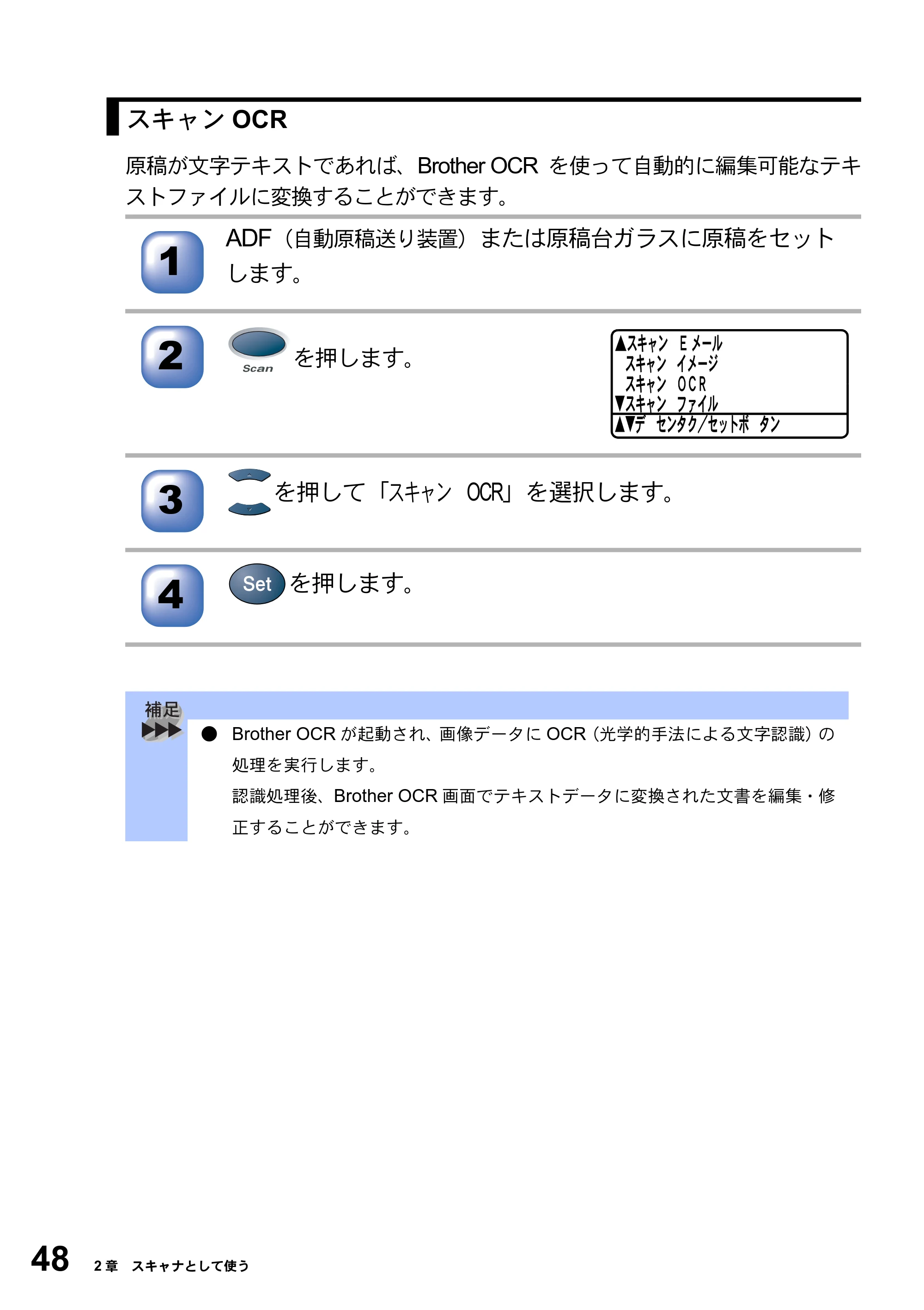 ブラザー DCP-8025J ユーザーズガイド ～パソコン活用編～ — 原本ページ — 48ページ