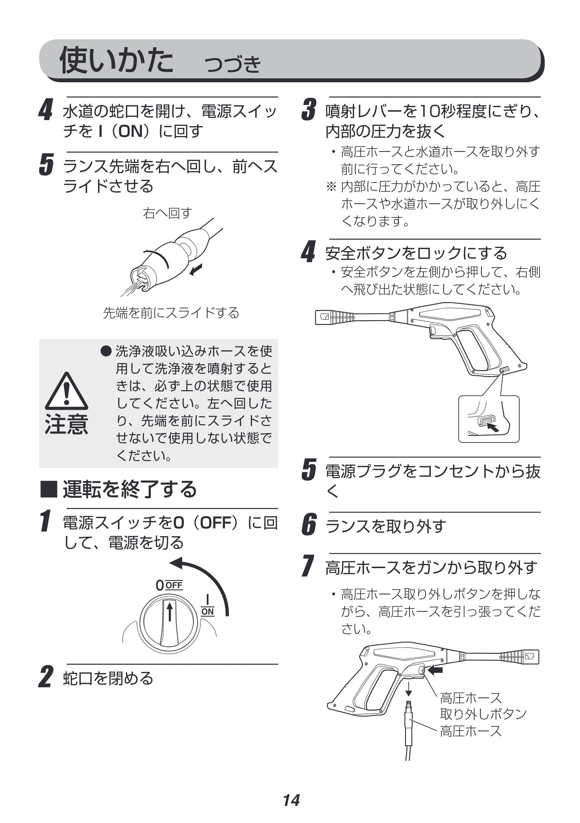 アイリスオーヤマ FIN-801WHG 取扱説明書 — 原本ページ — 14ページ