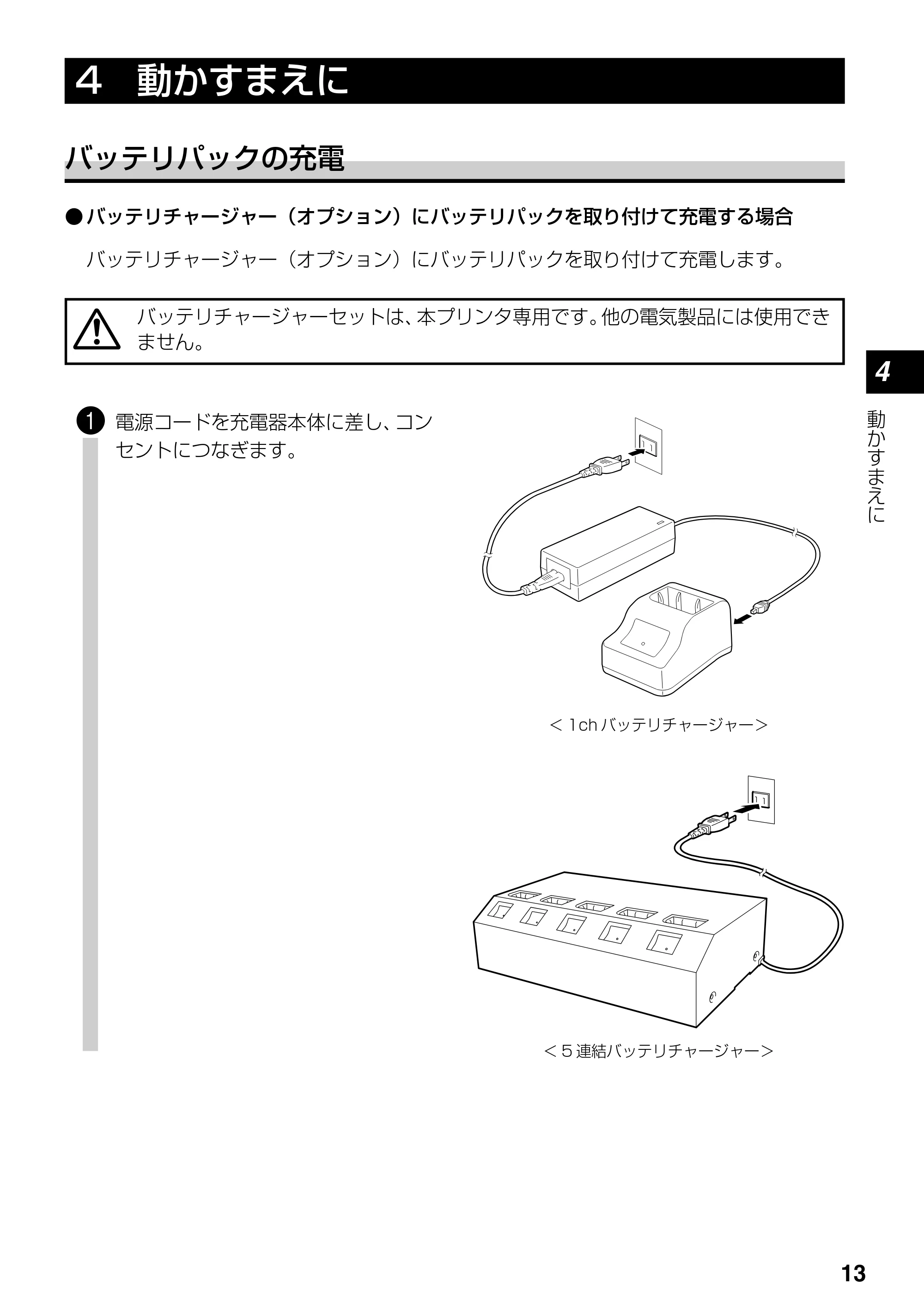 サトー lapin(ラパン)PT408e / 412e 、Petit lapin(プチラパン)PT200e / 208e / 208m / 208j / apin(ラパン)PT408e / 412e 、Petit lapin(プチラパン)PT200e / 208e / 208m / 208j PT408e / 412e取扱説明書（第4版） — 原本ページ — 13ページ