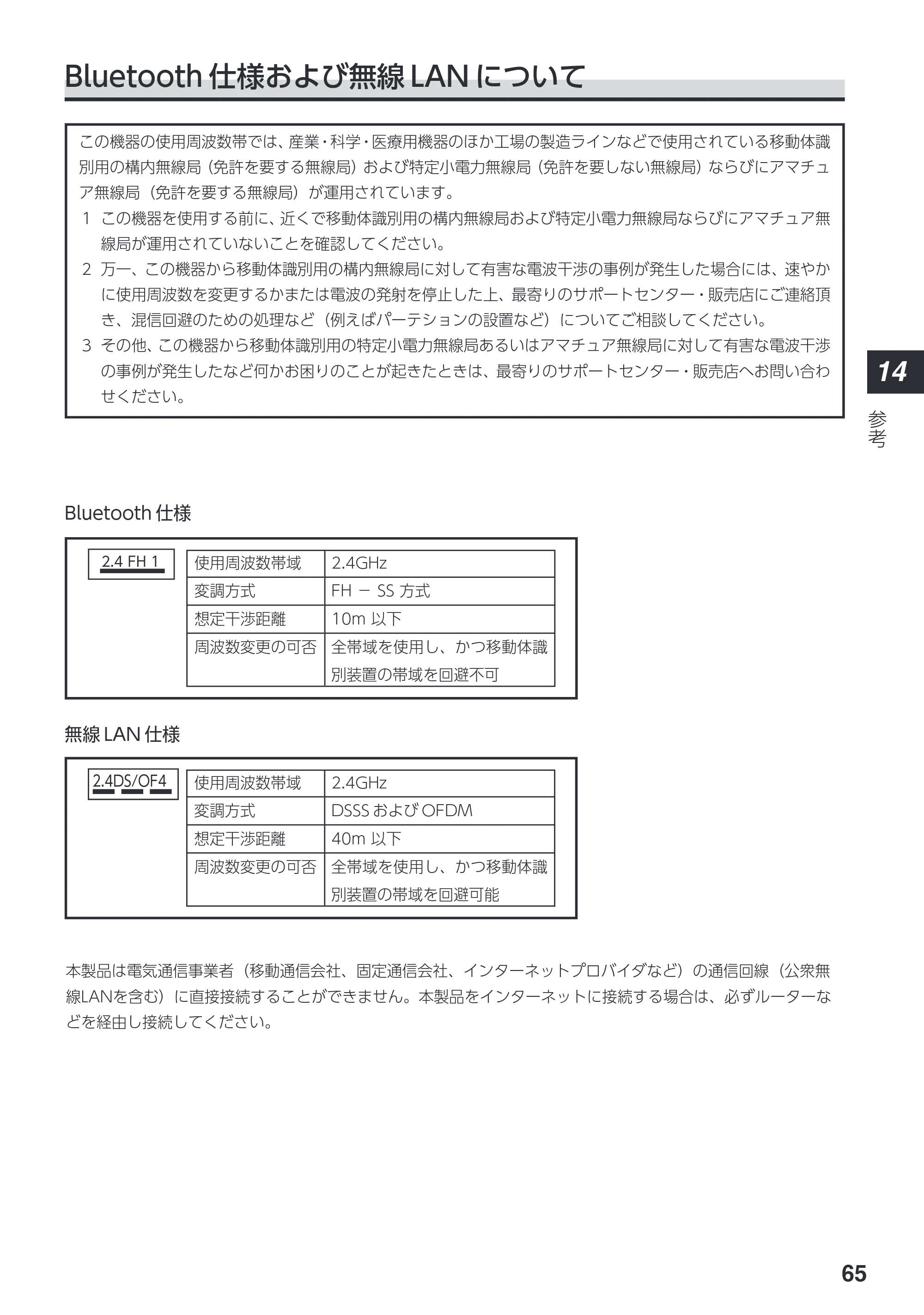 サトー lapin(ラパン)PT408e / 412e 、Petit lapin(プチラパン)PT200e / 208e / 208m / 208j / apin(ラパン)PT408e / 412e 、Petit lapin(プチラパン)PT200e / 208e / 208m / 208j PT408e / 412e取扱説明書（第4版） — 原本ページ — 65ページ