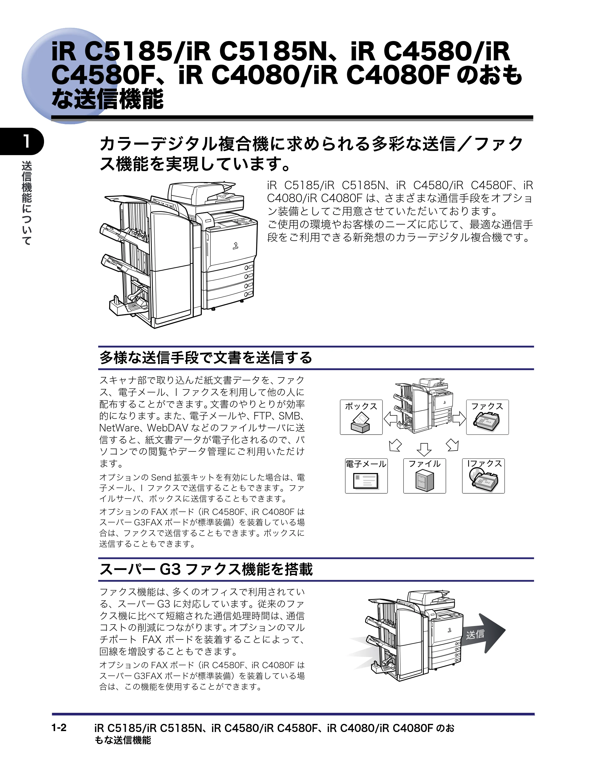 キヤノン iR C5185/C5185N/C4580/C4580F/C4080/C4080F 送信/ファクスガイド (PDF形式/19.68Mバイト) — iR C5185/iR C5185N、iR C4580/iR C4580F、iR C4080/iR — 原本ページ — 18ページ