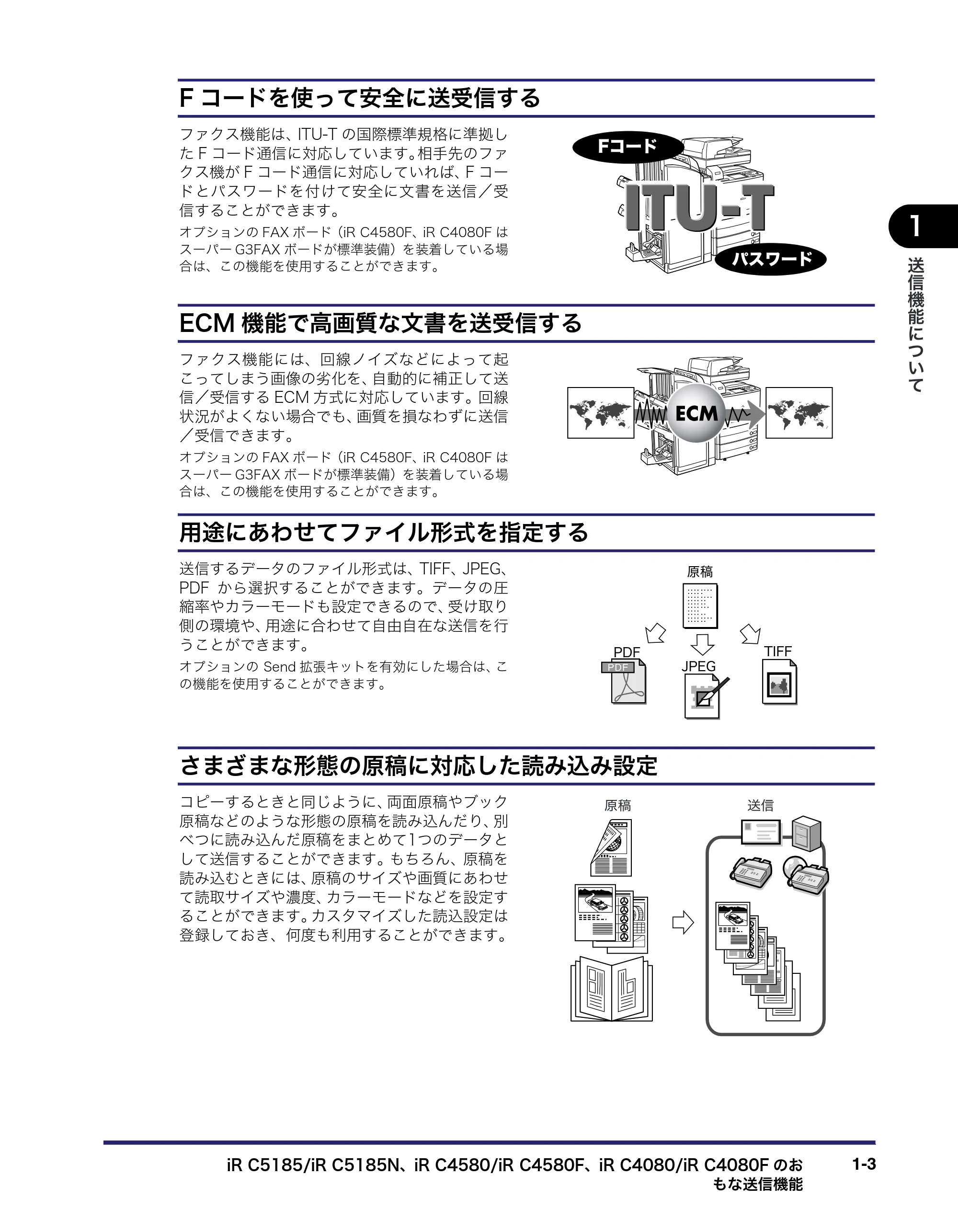 キヤノン iR C5185/C5185N/C4580/C4580F/C4080/C4080F 送信/ファクスガイド (PDF形式/19.68Mバイト) — 原本ページ — 19ページ