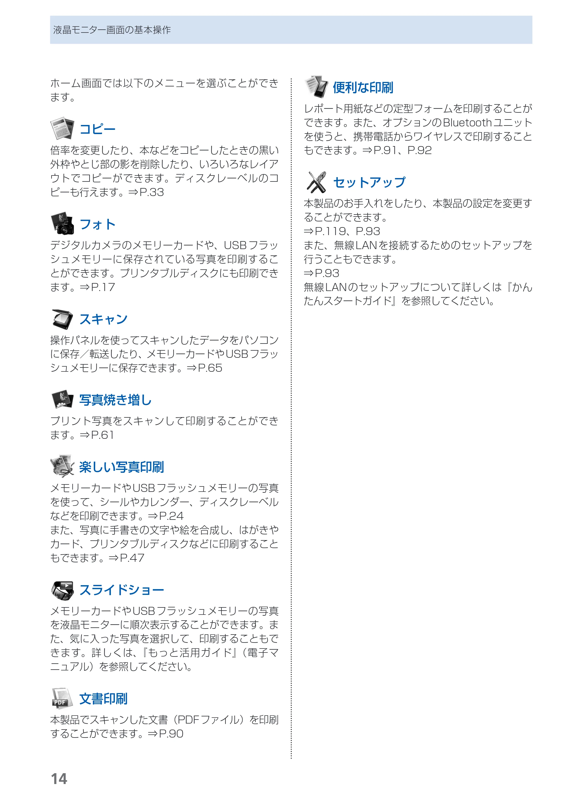 キヤノン PIXUS MG5230 らくらく操作ガイド (PDF形式/26.61Mバイト) — 原本ページ — 16ページ
