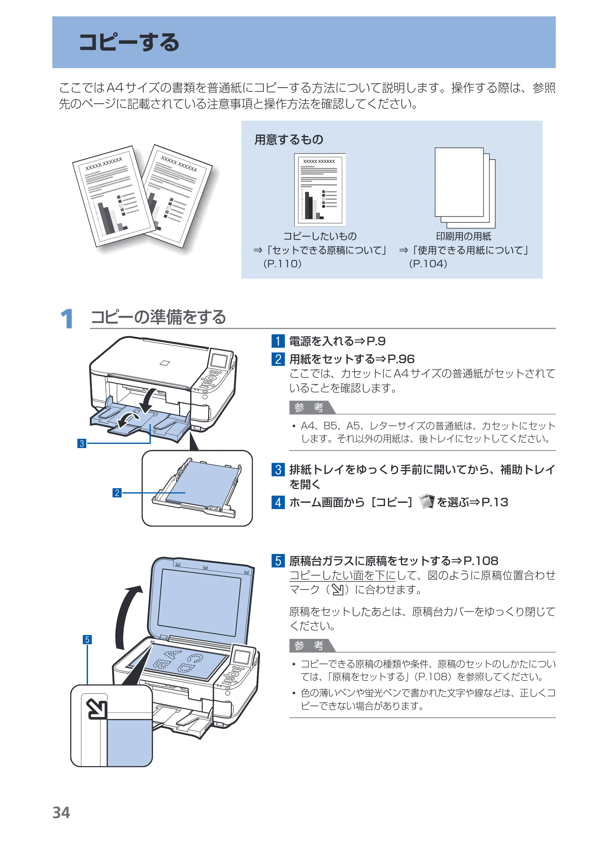 キヤノン PIXUS MG5230 らくらく操作ガイド (PDF形式/26.61Mバイト) — 原本ページ — 36ページ