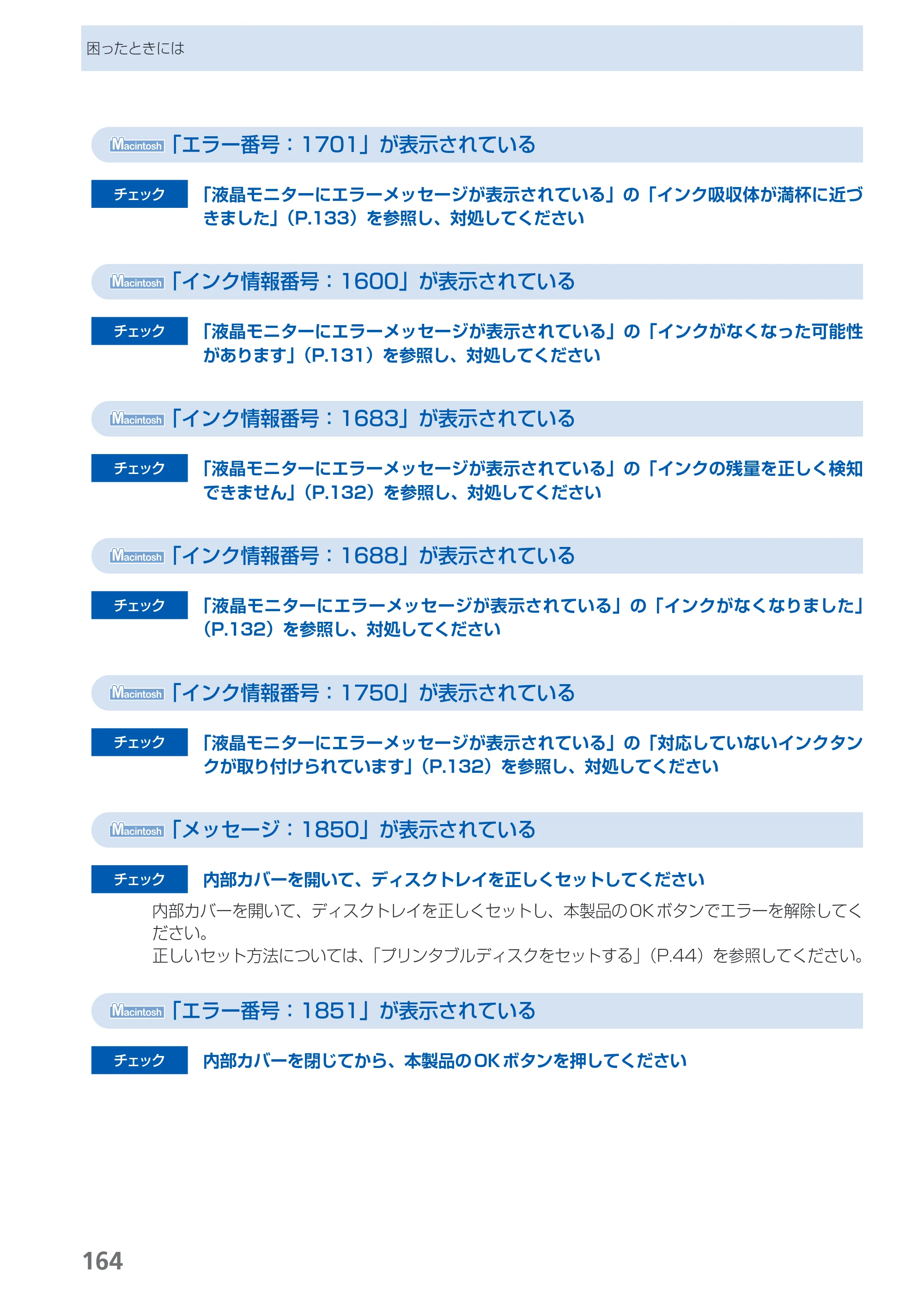 キヤノン PIXUS MG5230 らくらく操作ガイド （PDF形式／26.61Mバイト） — 原本ページ — 166ページ