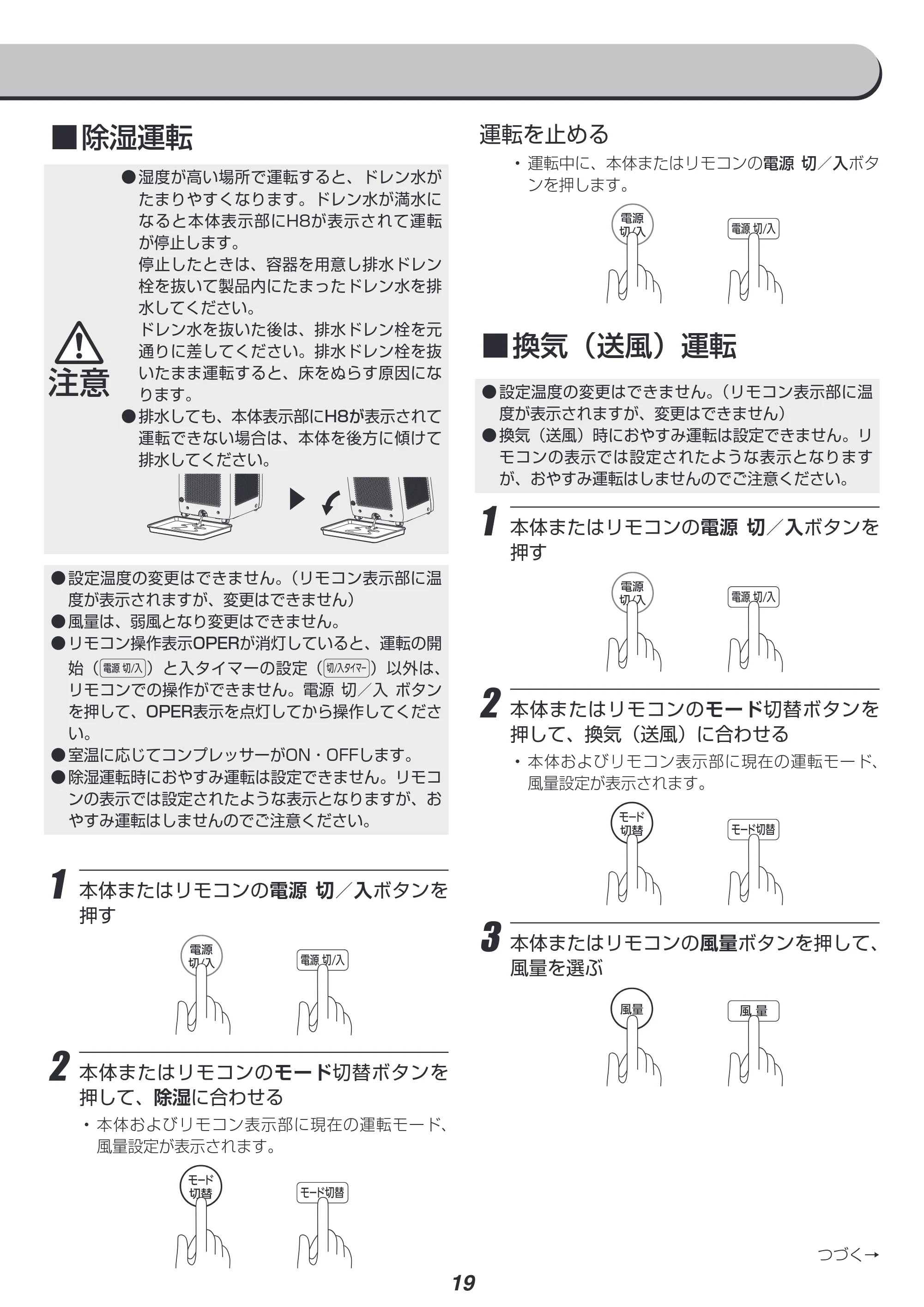 アイリスオーヤマ IPA-2202G 取扱説明書 — 原本ページ — 19ページ
