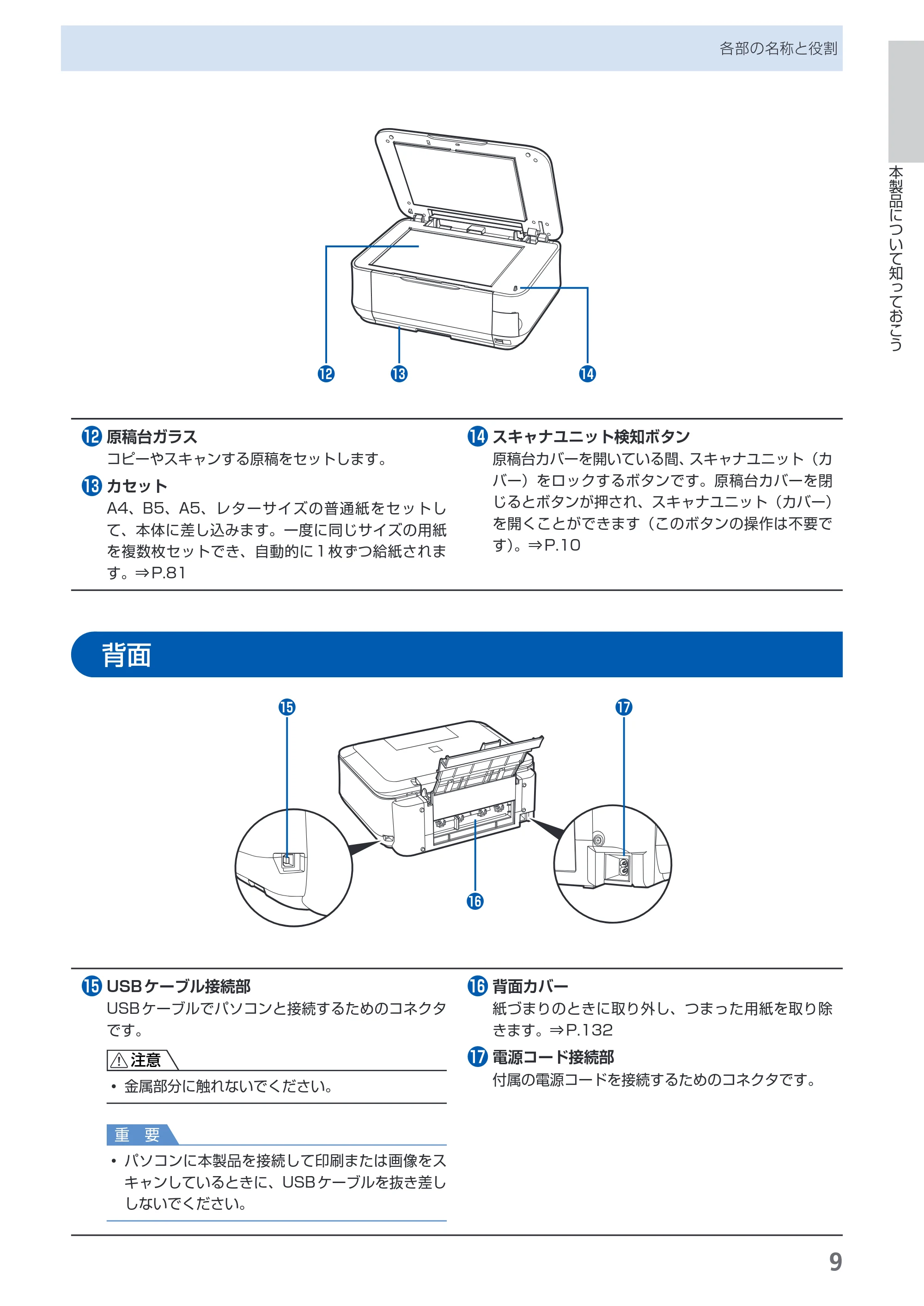 キヤノン PIXUS MP630 らくらく操作ガイド (PDF形式/24.29Mバイト) — 原本ページ — 11ページ