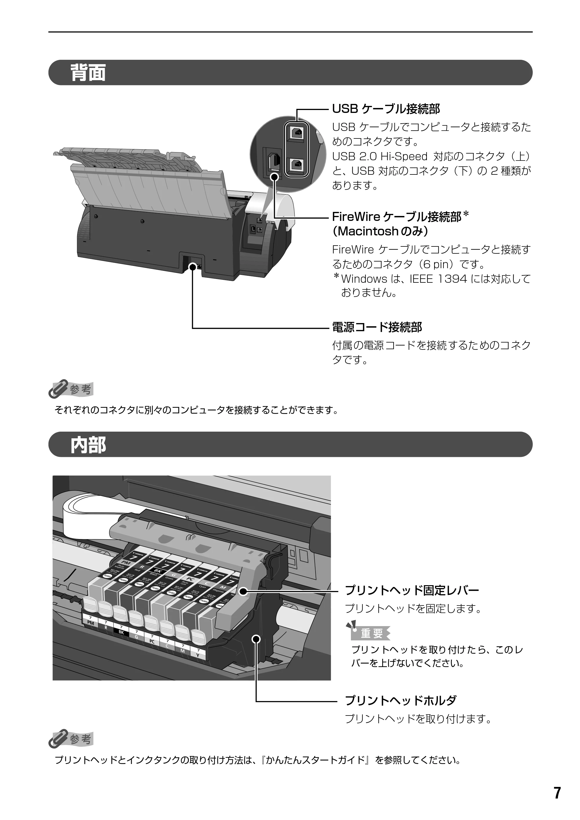 キヤノン PIXUS iP9910 基本操作ガイド （PDF形式／18.3Mバイト） — 電源を切る — 原本ページ — 9ページ