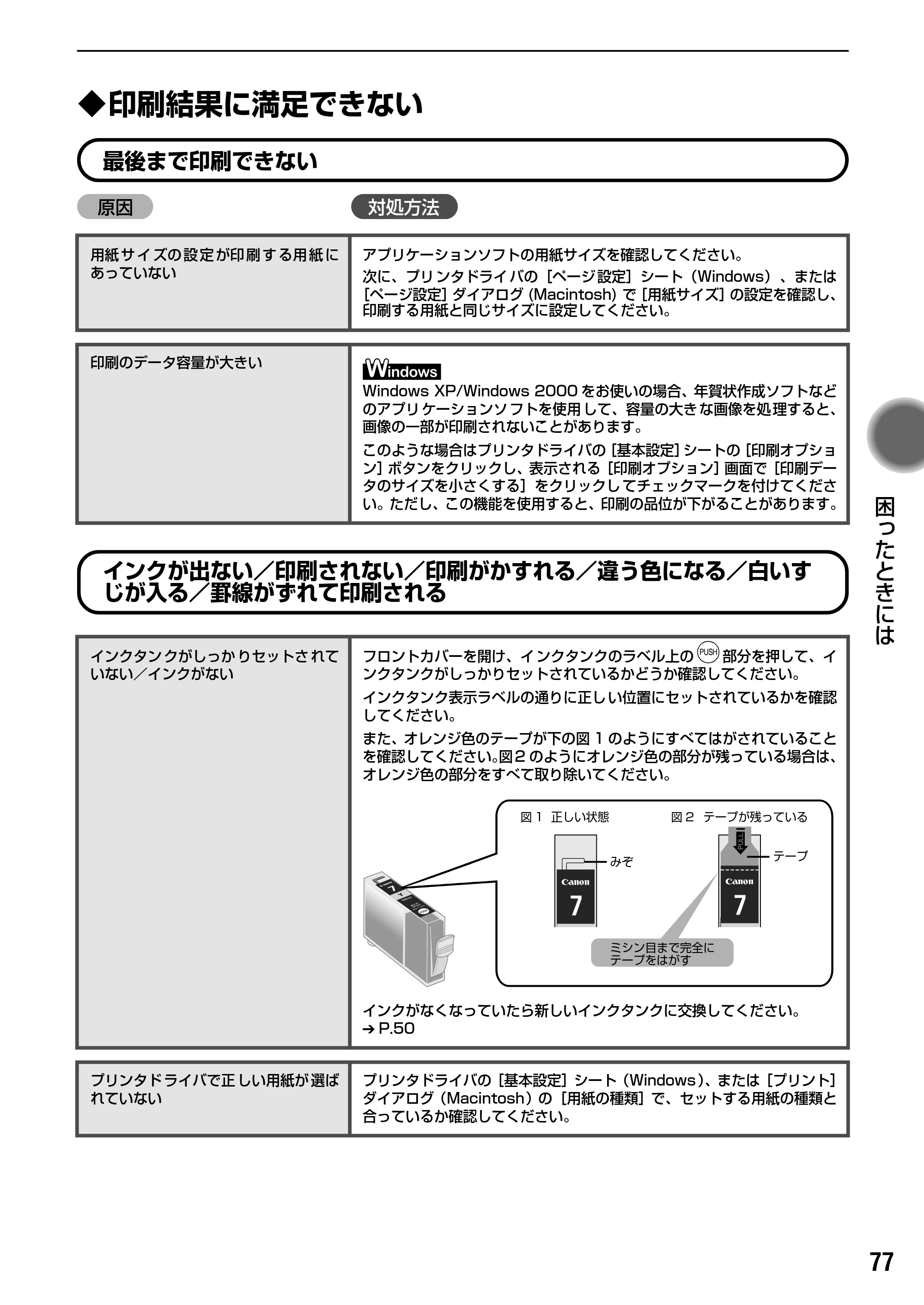 キヤノン PIXUS iP9910 基本操作ガイド （PDF形式／18.3Mバイト） — 原本ページ — 79ページ
