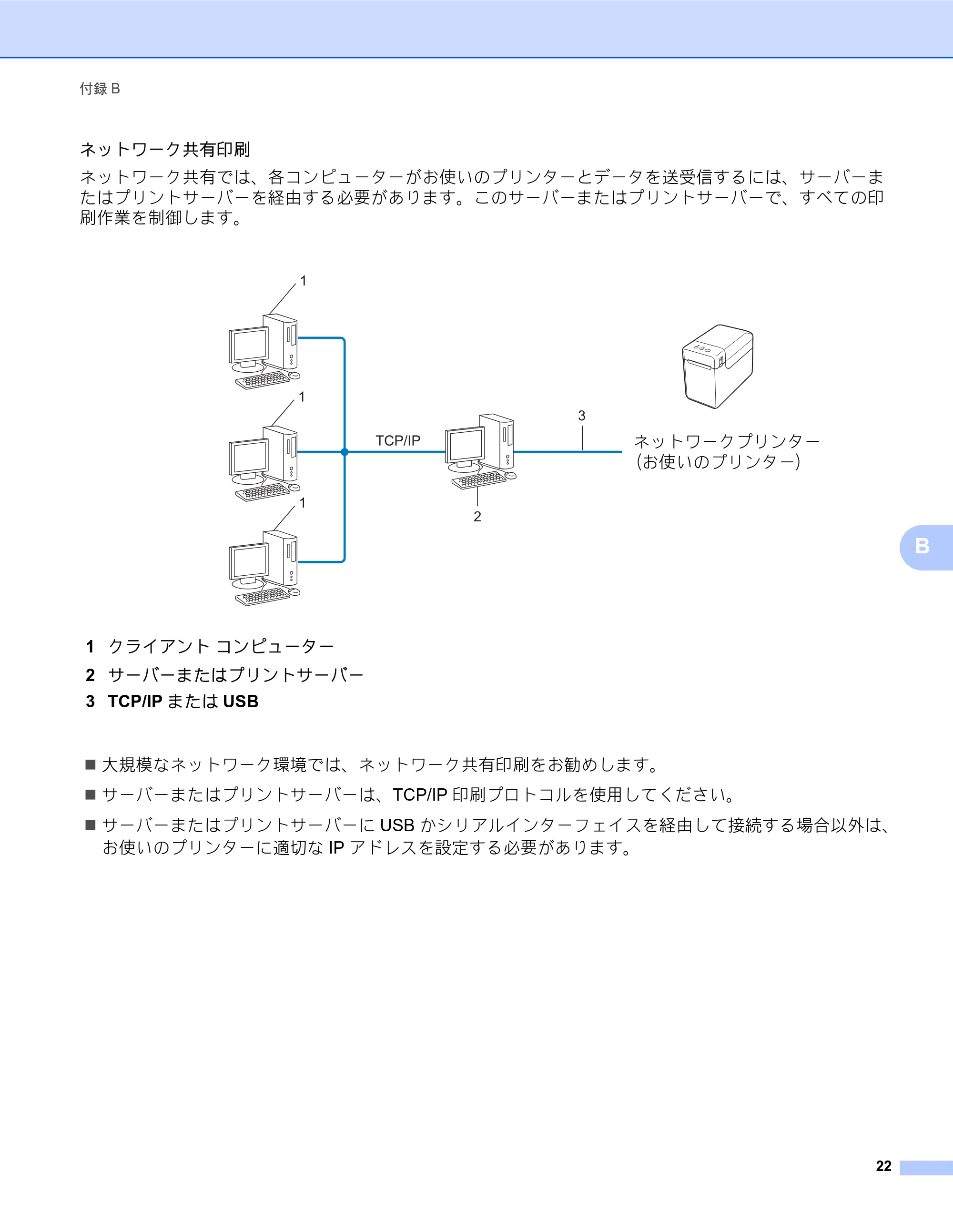 ブラザー TD-2130N/ 2130NSA / TD-4100N ネットワーク ユーザーズガイド — 原本ページ — 26ページ