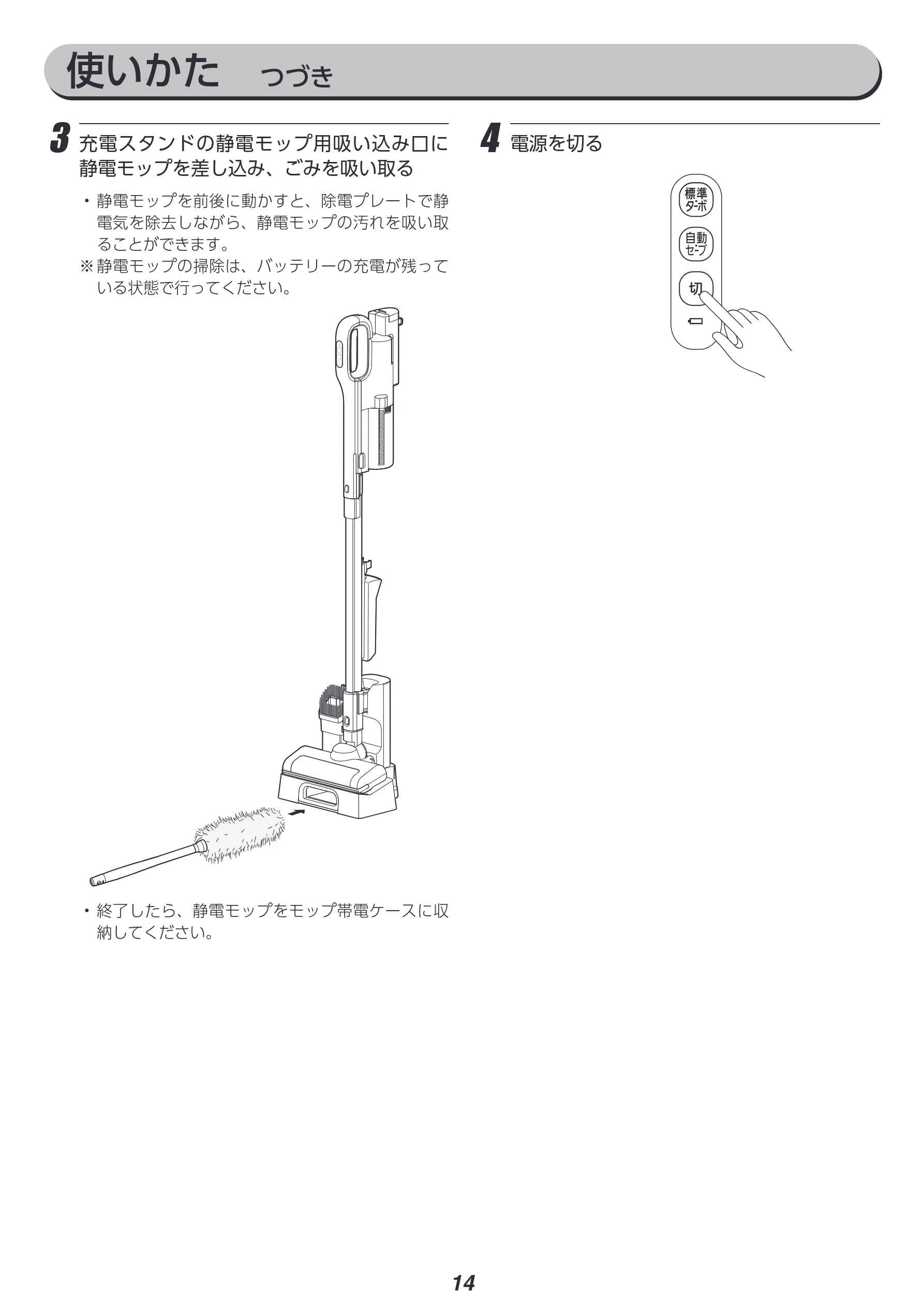 アイリスオーヤマ SCD-L2P 取扱説明書 — 使いかた つづき — 図版 14-1 — 14ページ