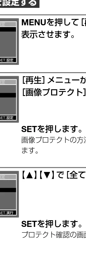 日立 HDC-841 取扱説明書 — 全ての画像のプロテクトを設定する — 図版 55-1 — 55ページ