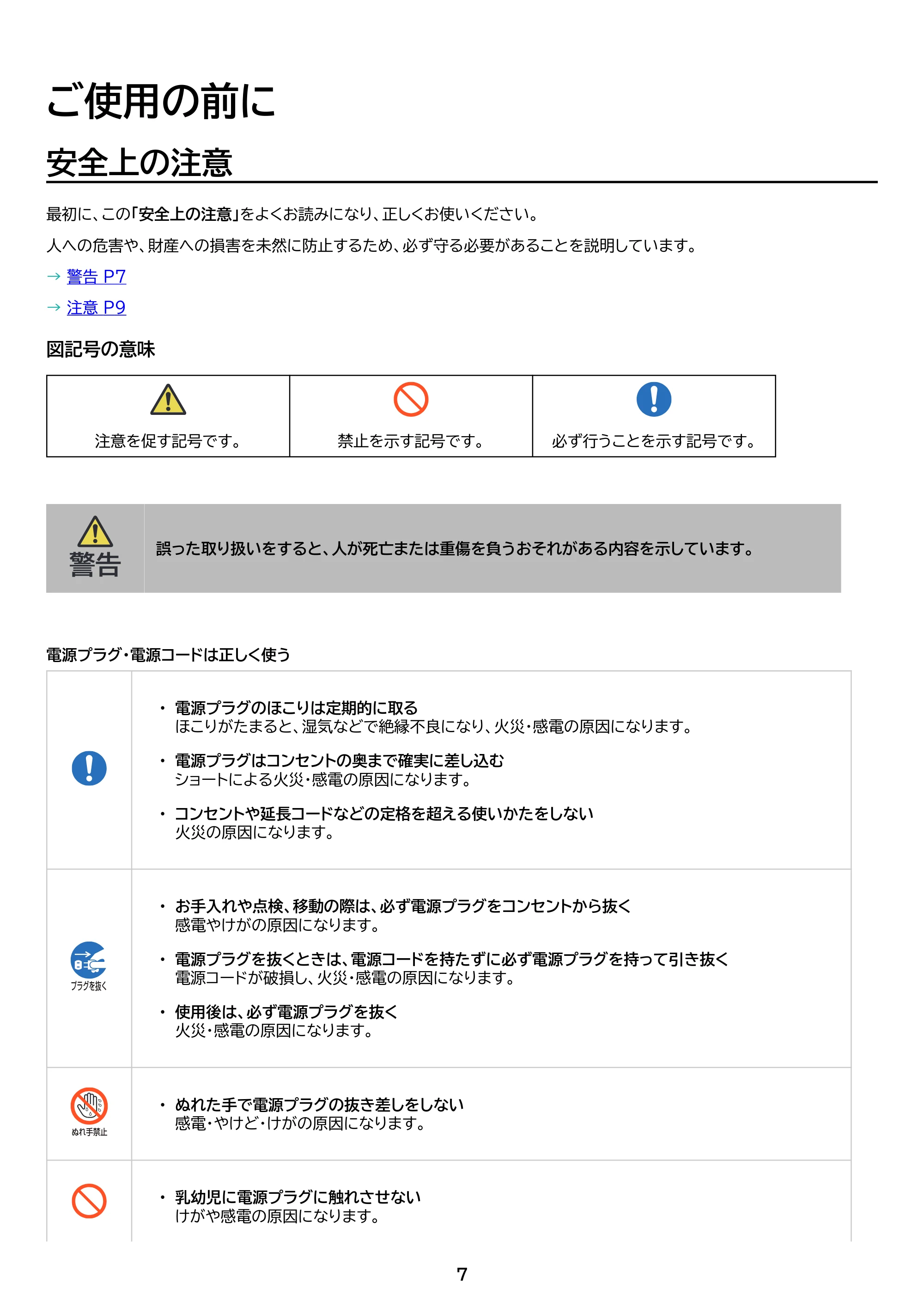 アイリスオーヤマ STM-240 取扱説明書 — 原本ページ — 7ページ