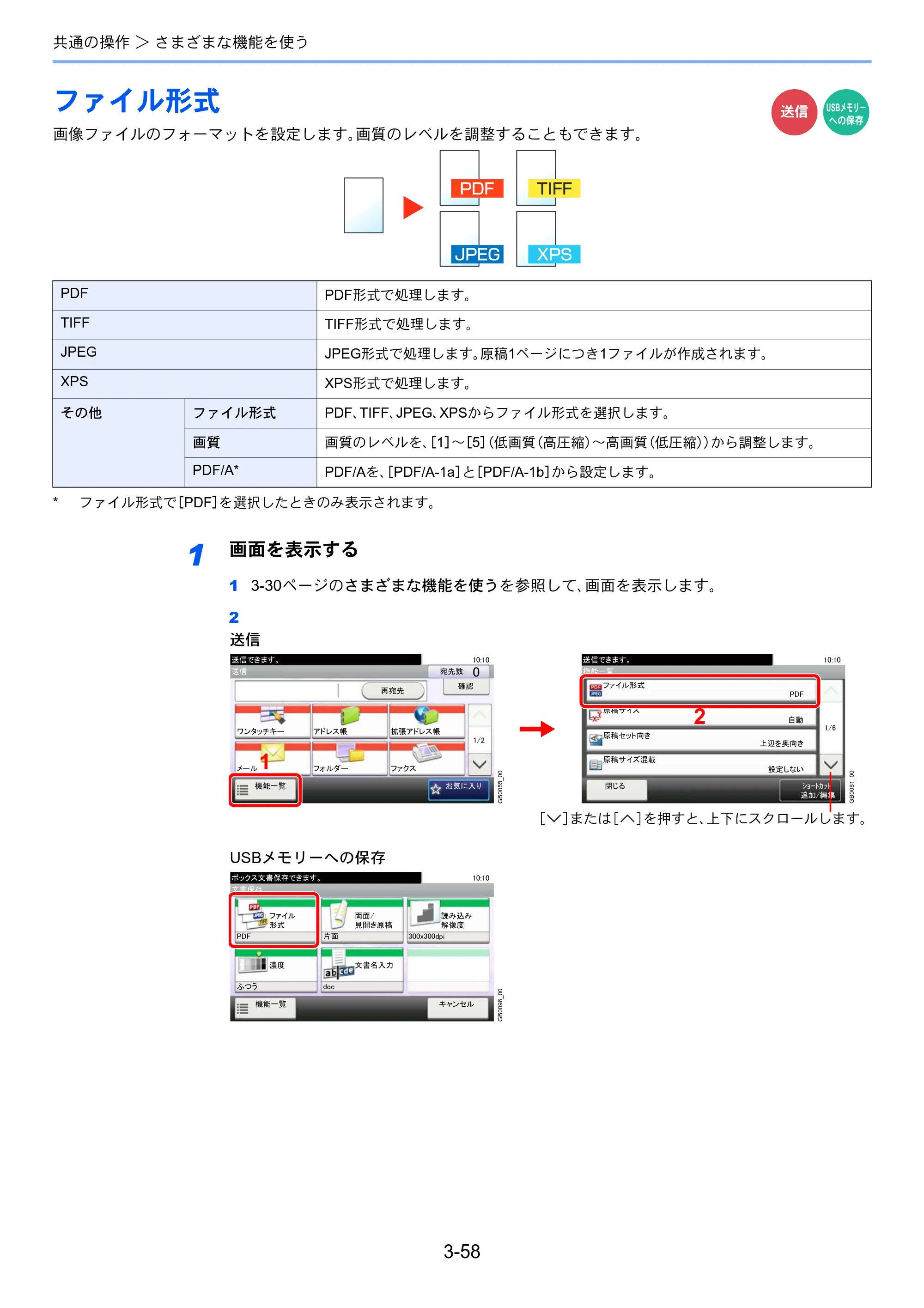 京セラ TASKalfa 206ci / TASKalfa 256ci TASKalfa 206ci TASKalfa 256ci 使用説明書 — ファイル形式 — 原本ページ — 130ページ