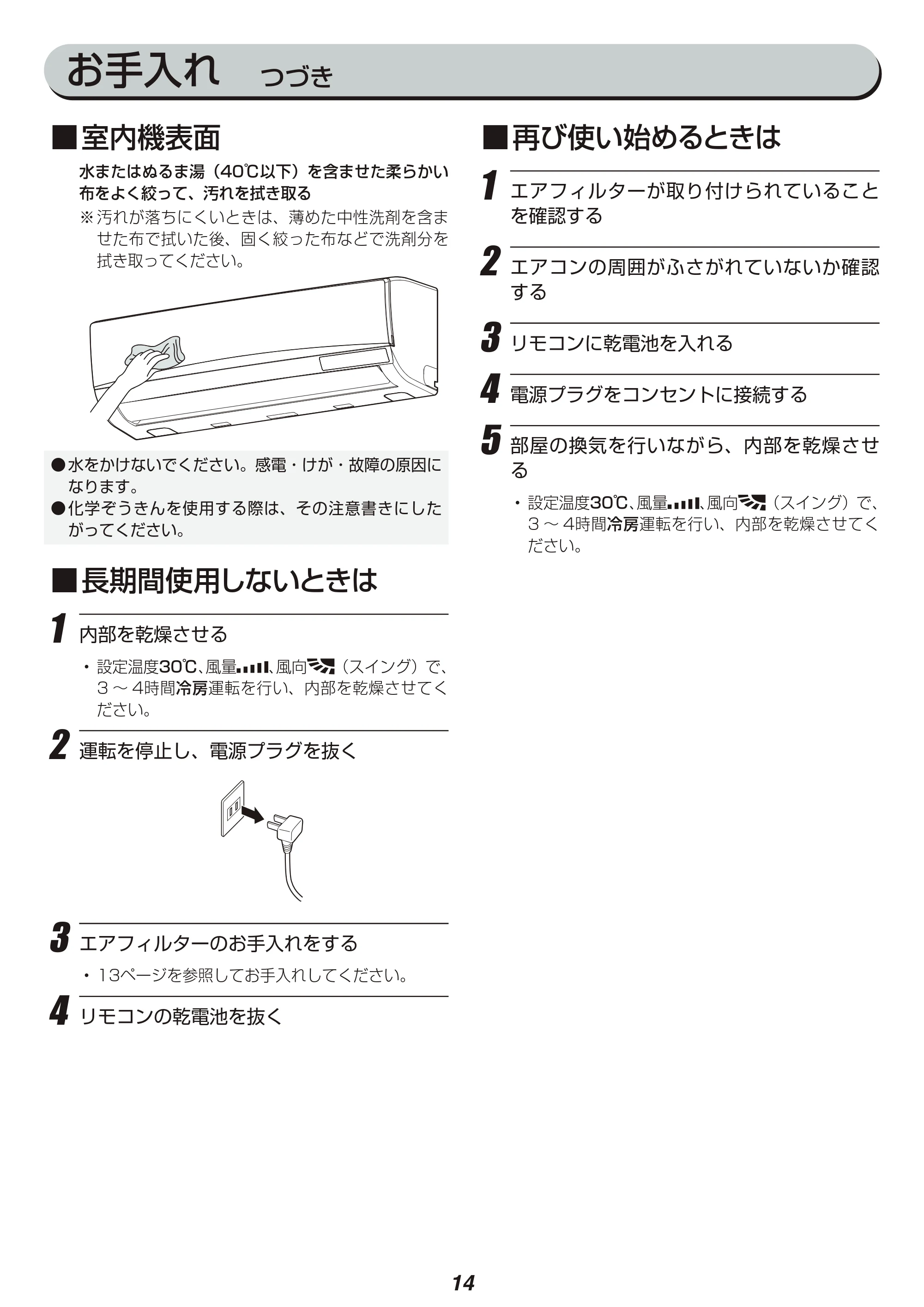 アイリスオーヤマ IRA-2201R 取扱説明書 — 原本ページ — 14ページ