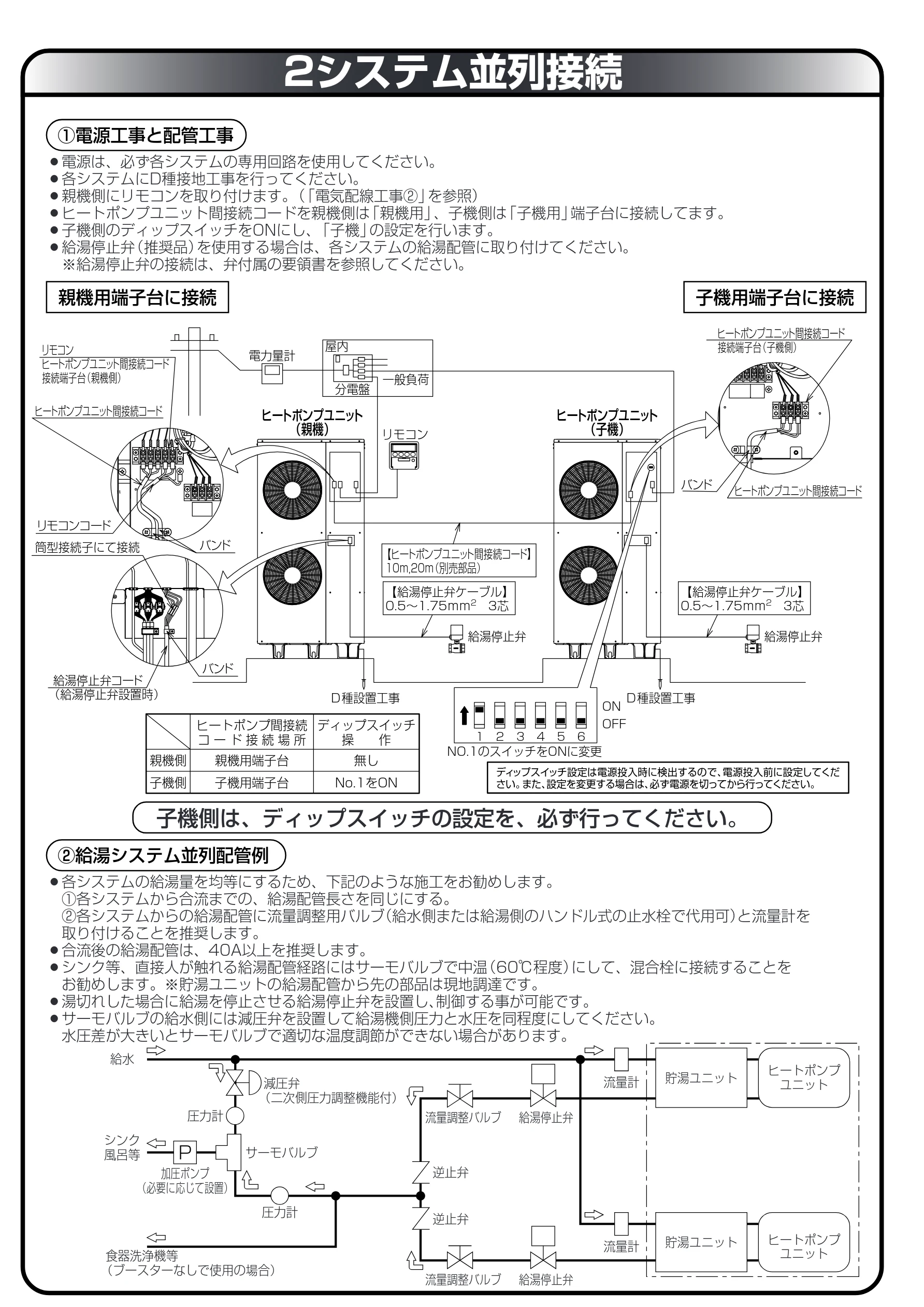 日立 RHK-15XJ 取扱説明書 — 2システム並列接続 — 図版 42-1 — 42ページ