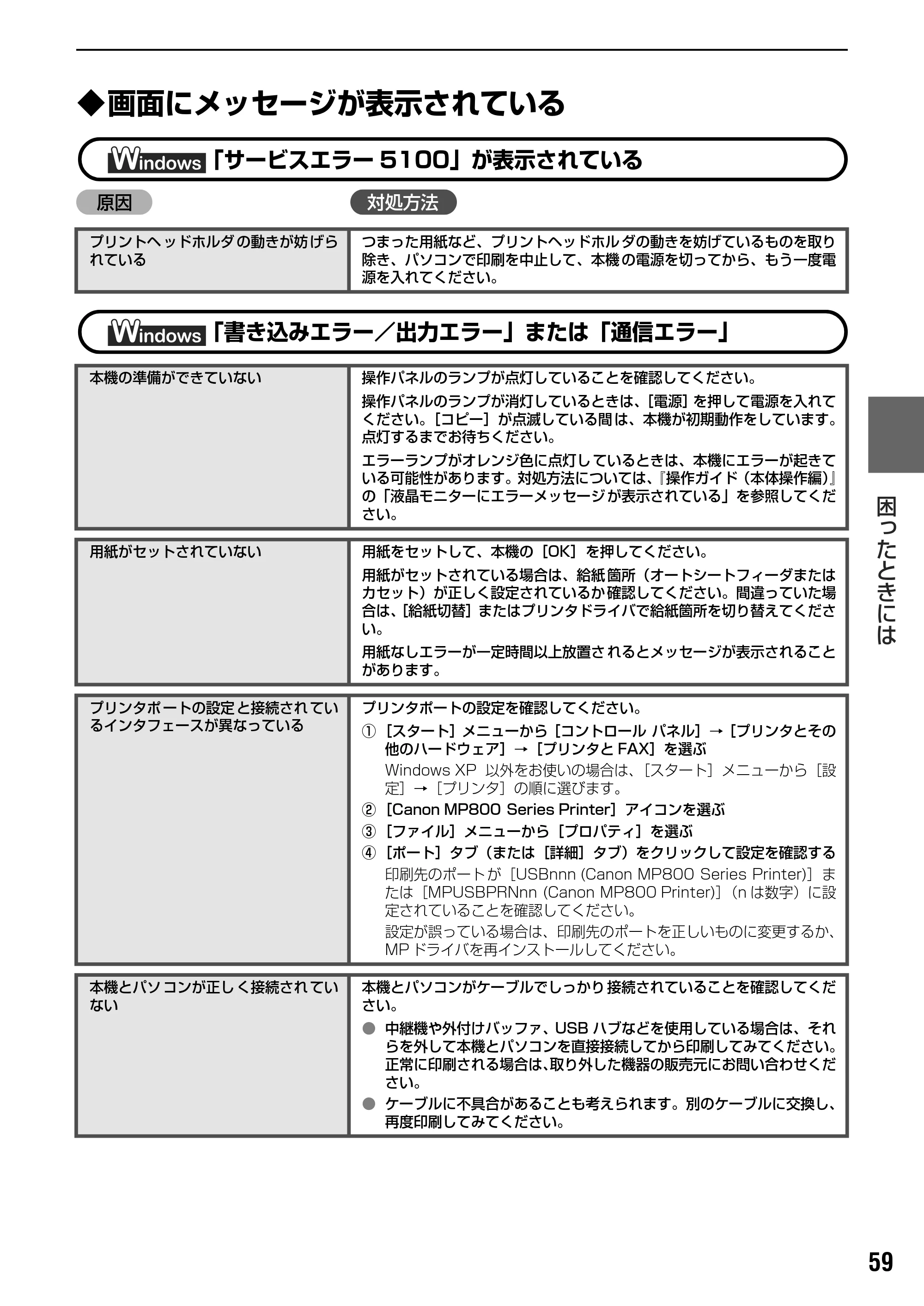 キヤノン PIXUS MP800 操作ガイド（パソコン操作編） （PDF形式／10.6Mバイト） — 原本ページ — 61ページ
