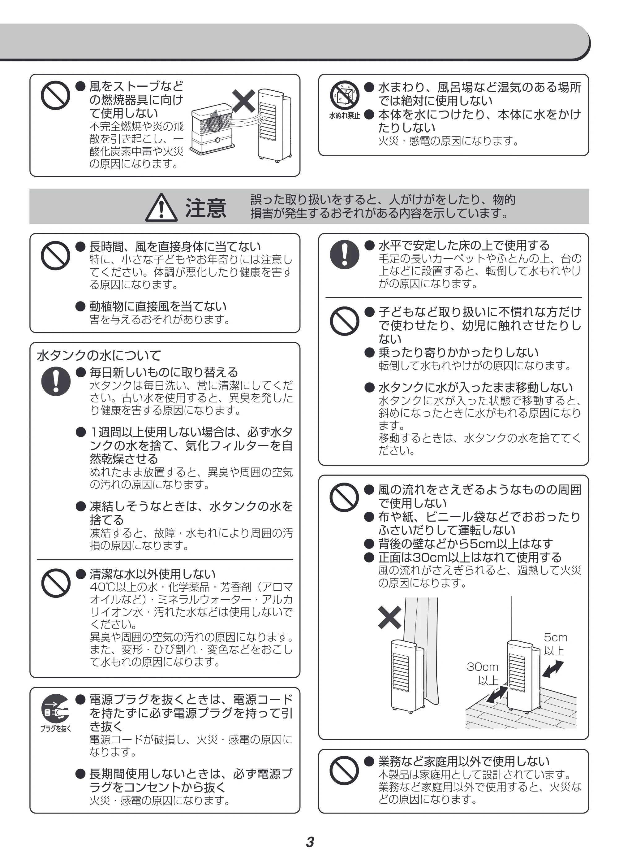 アイリスオーヤマ CTF-01M 取扱説明書 — 原本ページ — 3ページ