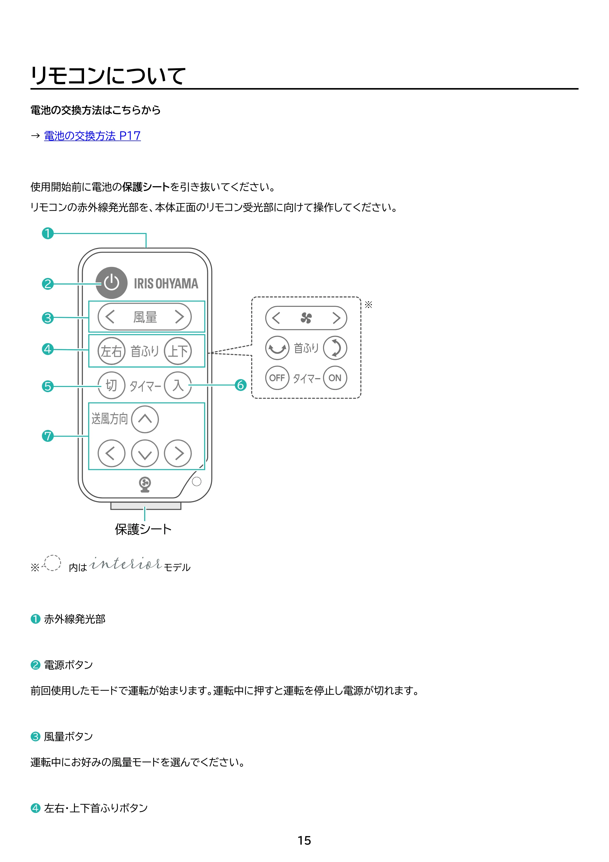 アイリスオーヤマ PCF-SDC15T-EC-WU 取扱説明書 — 原本ページ — 15ページ
