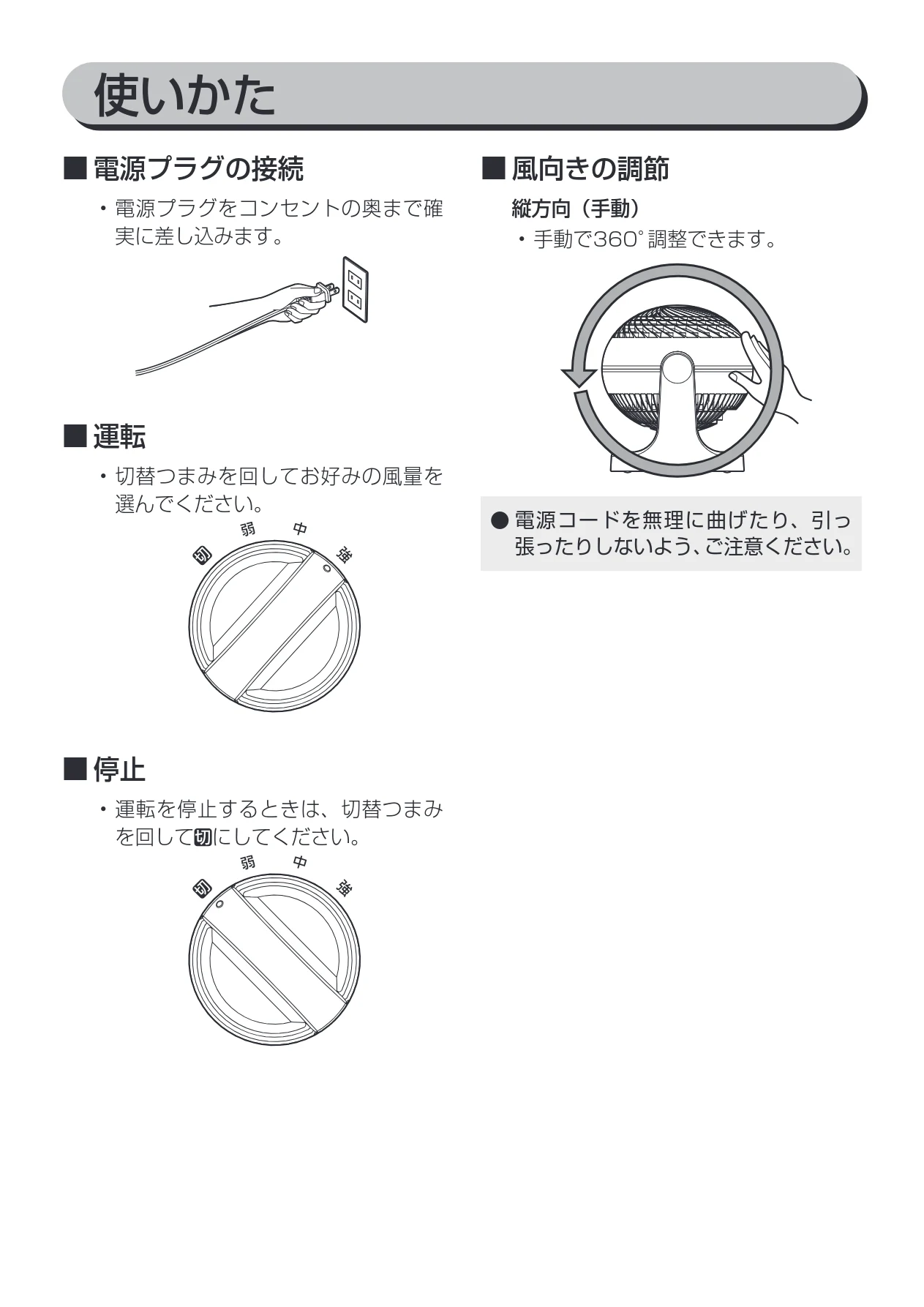 アイリスオーヤマ PCF-MKM15N 取扱説明書 — 使いかた — 図版 7-1 — 7ページ