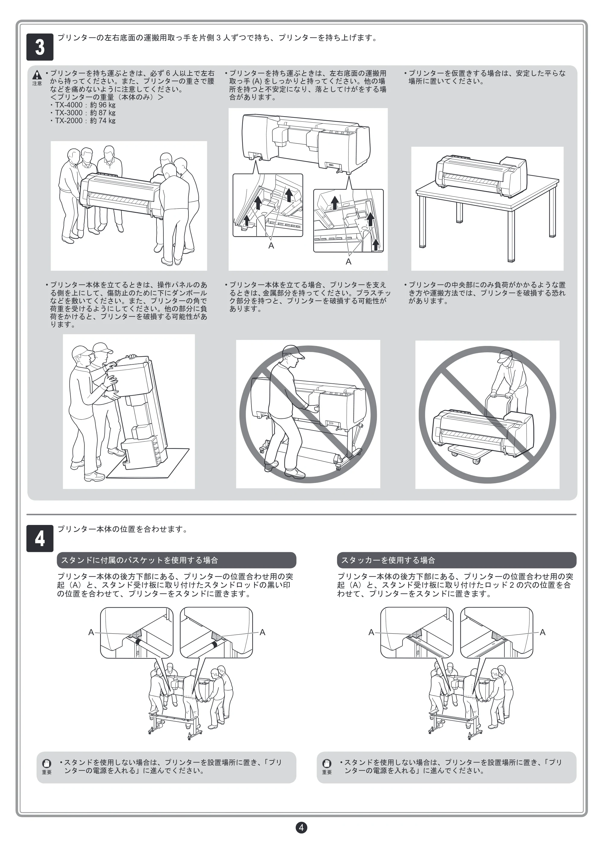 キヤノン TX-2000/TX-3000/TX-4000/TX-2000 MFP/TX-3000 MFP/TX-4000 MFP TX-4000/TX-3000/TX-2000 セットアップガイド 2019年7月18日掲載(PDF:5.09MB) — 原本ページ — 4ページ