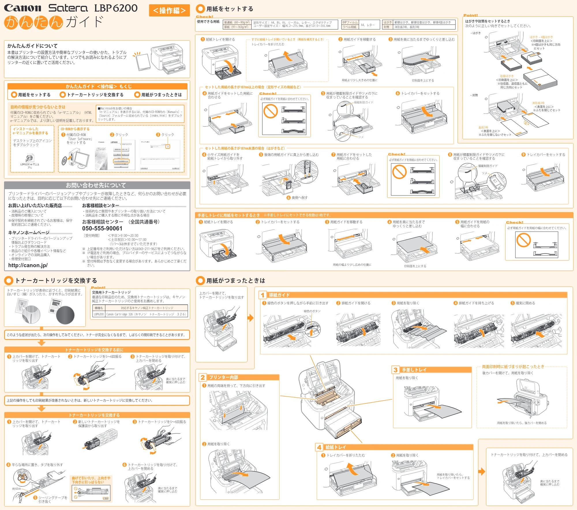 キヤノン LBP6200 かんたんガイド 2010年12月22日掲載 (PDF形式/1.58Mバイト) — 原本ページ — 2ページ