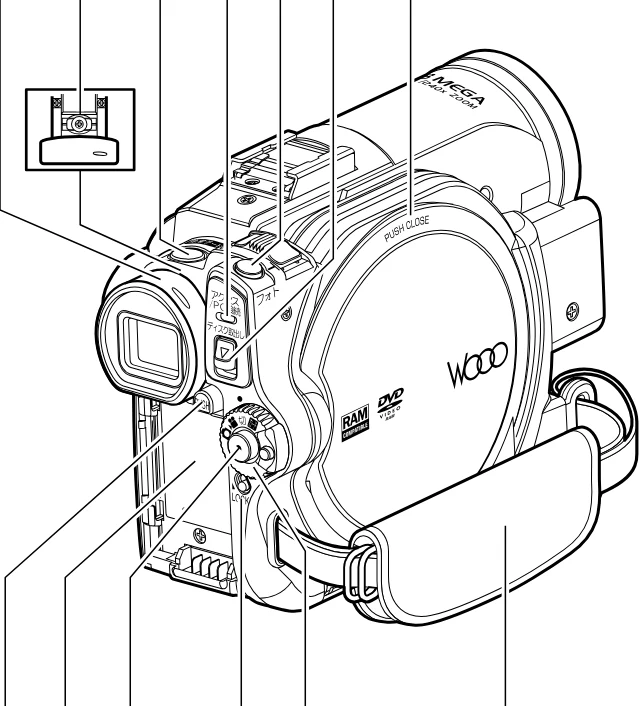 日立 DZ-GX5300 取扱説明書 — % & — 図版 21-1 — 21ページ
