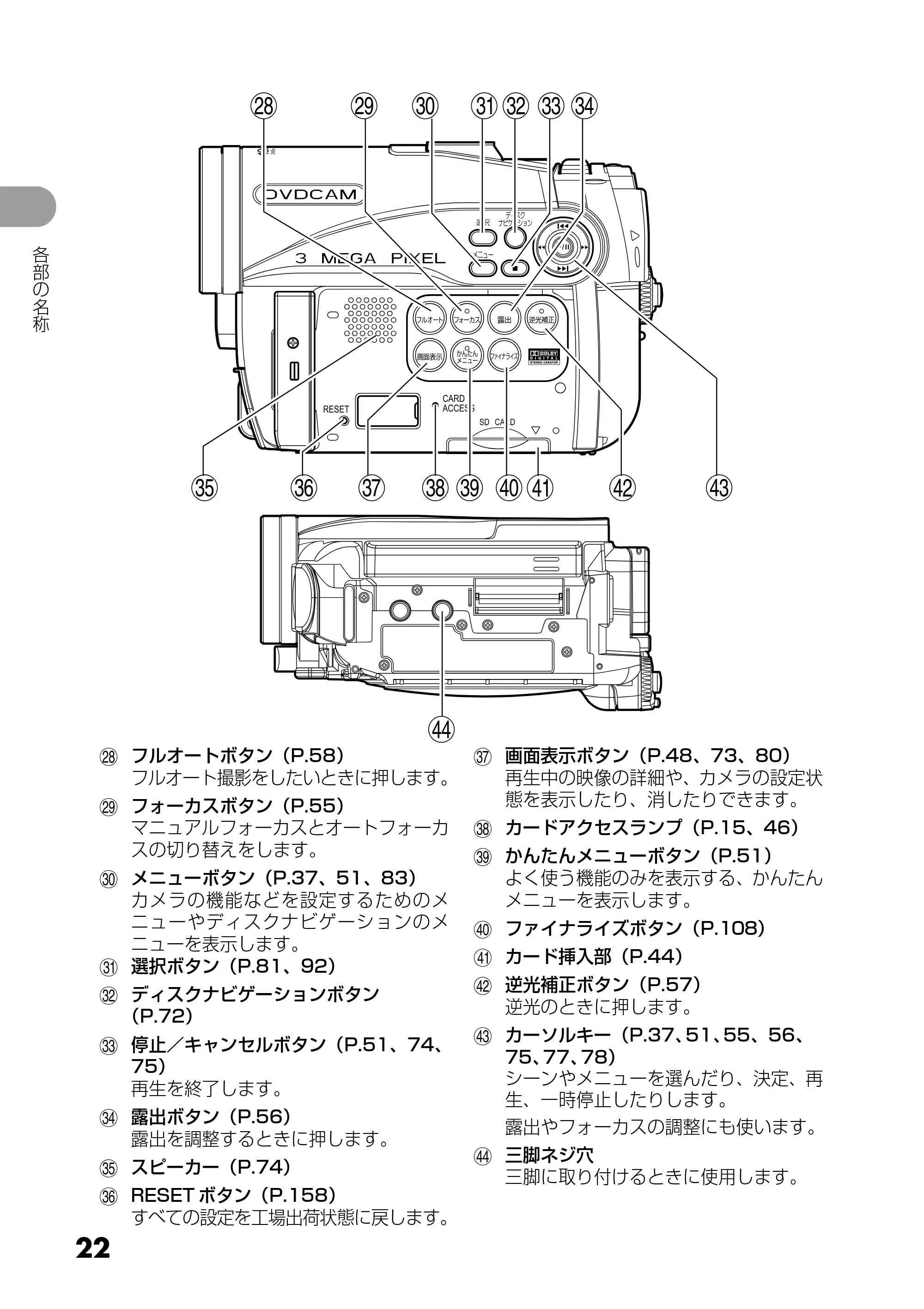 日立 DZ-GX5300 取扱説明書 — o i — 原本ページ — 22ページ