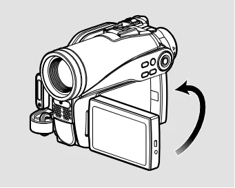 日立 DZ-GX5300 取扱説明書 — 暗い場所を液晶モニターの明かりで撮る(アシストライト — 図版 61-1 — 61ページ