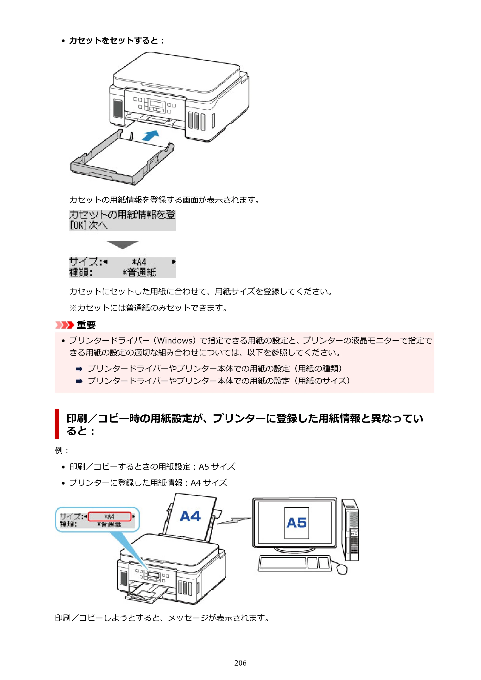 キヤノン G6030 電子マニュアル PDF版 （Mac版） 2019年6月13日掲載（PDF：10.1MB） — 原本ページ — 206ページ