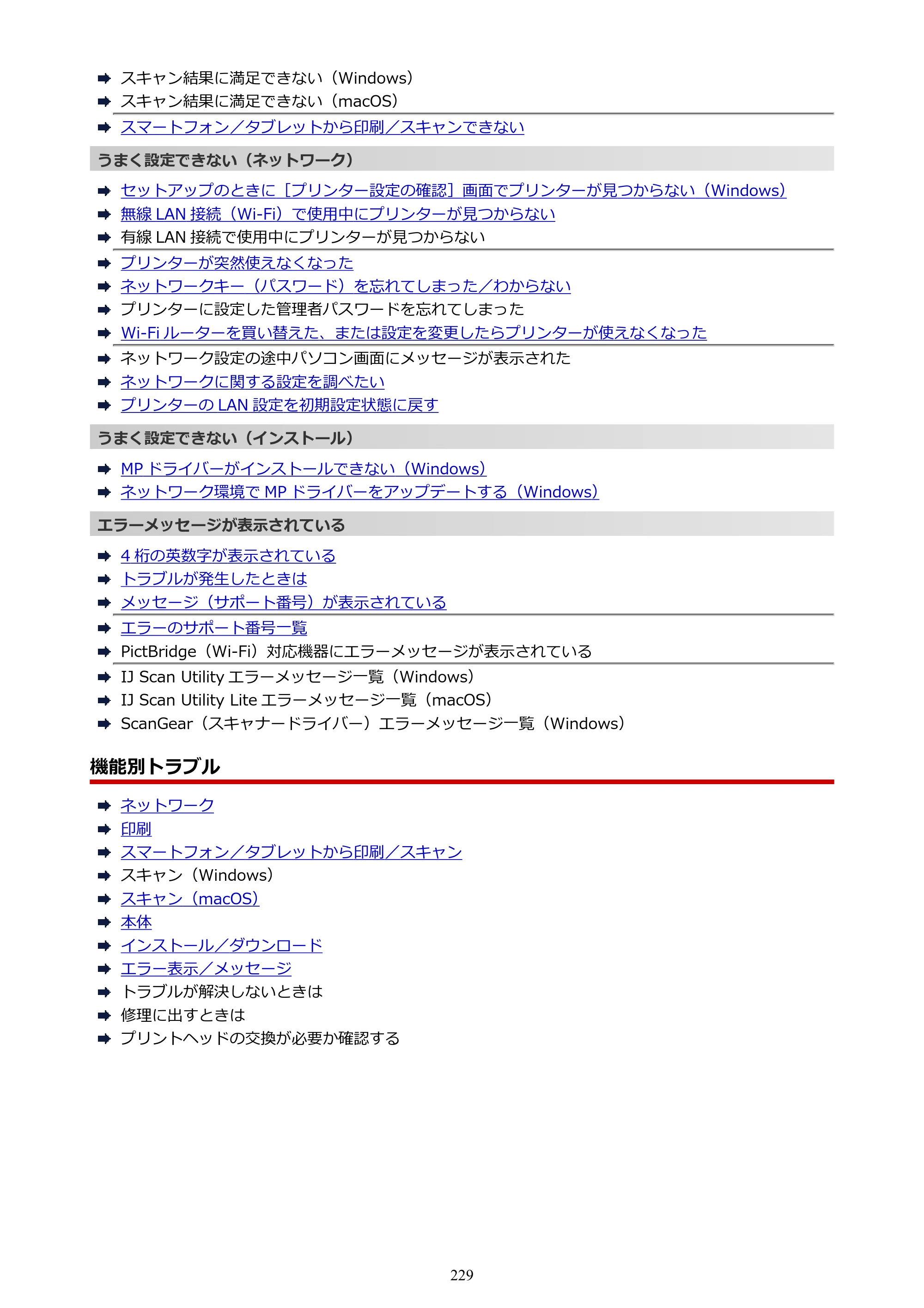 キヤノン G6030 電子マニュアル PDF版 （Mac版） 2019年6月13日掲載（PDF：10.1MB） — 原本ページ — 229ページ