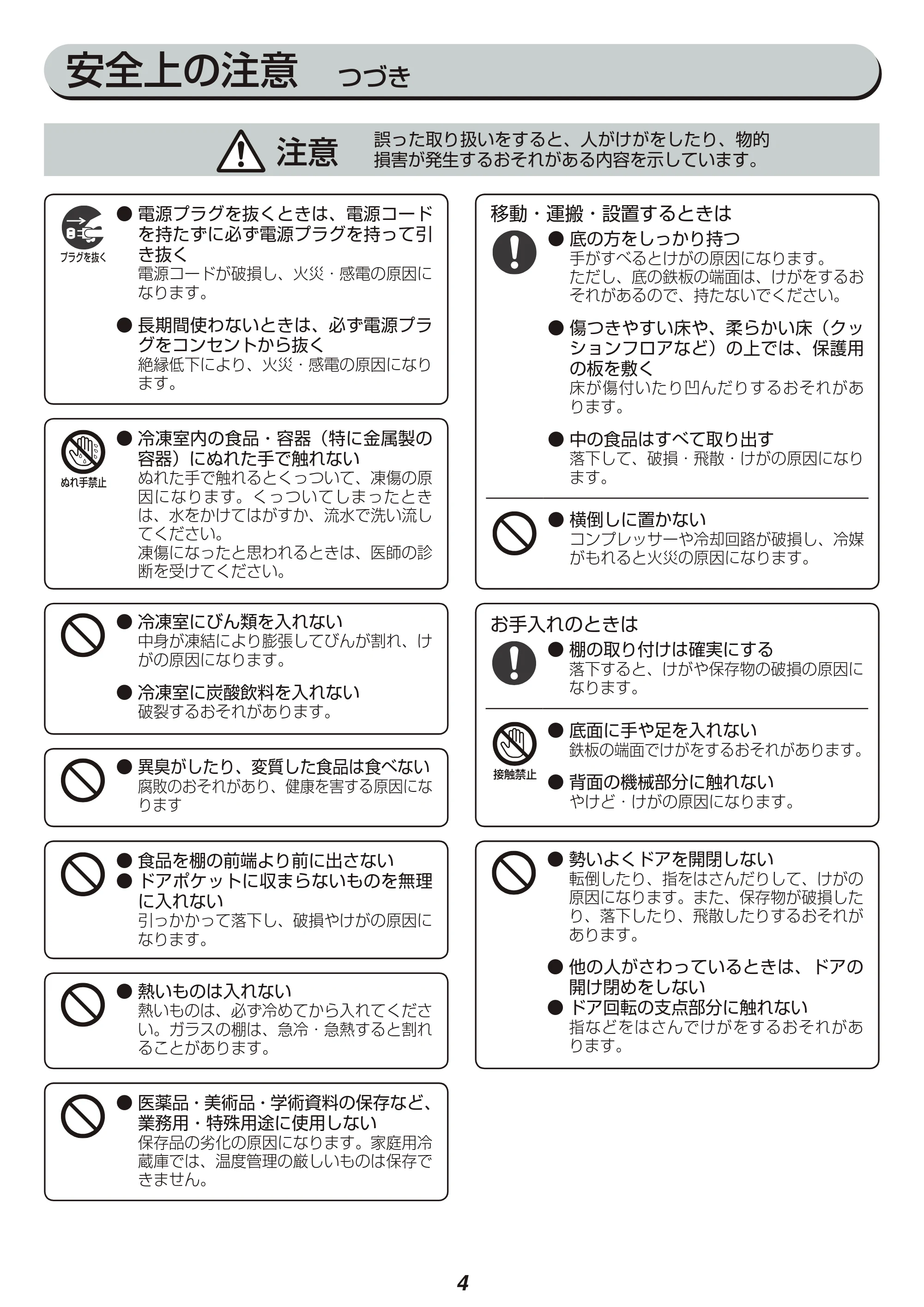 アイリスオーヤマ AF81-W 取扱説明書 — 原本ページ — 4ページ