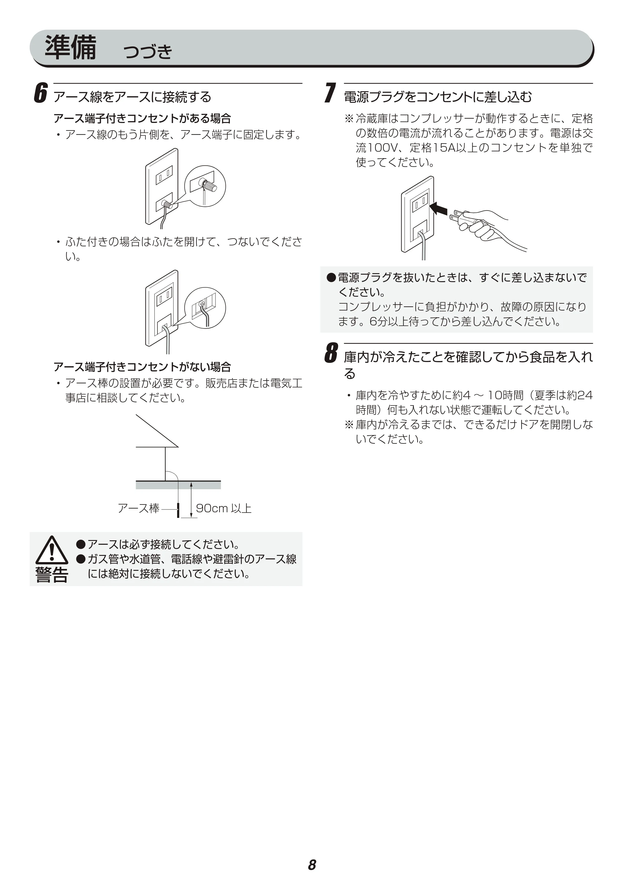 アイリスオーヤマ AF81-W 取扱説明書 — 原本ページ — 8ページ