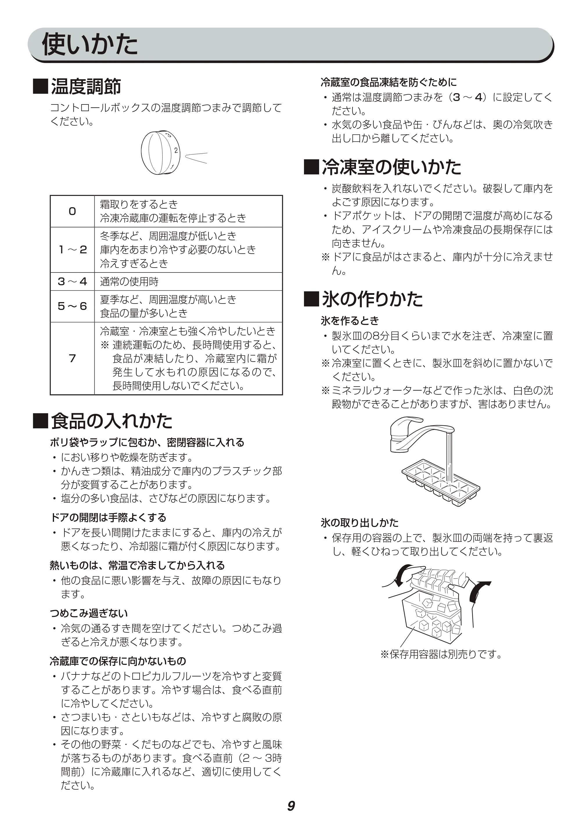 アイリスオーヤマ AF81-W 取扱説明書 — 原本ページ — 9ページ