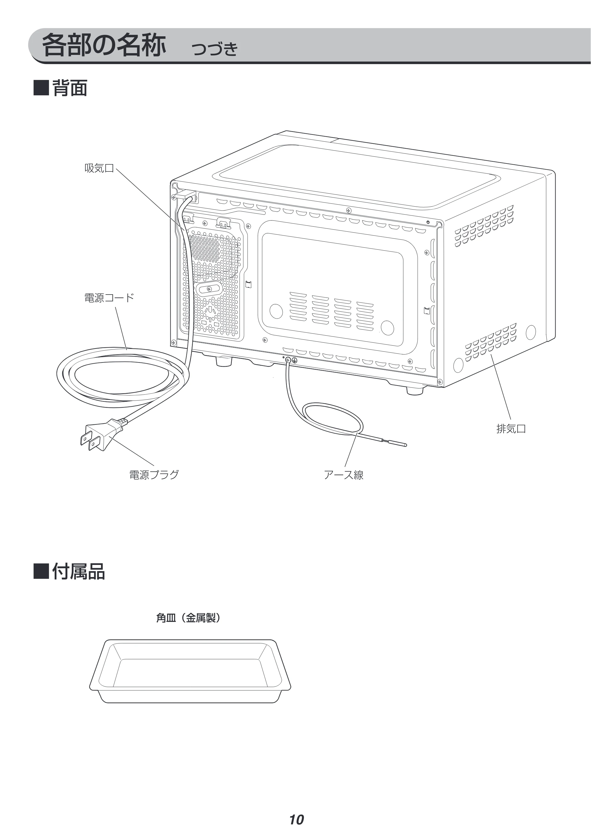 アイリスオーヤマ BLMO-F1801 取扱説明書 — 原本ページ — 10ページ