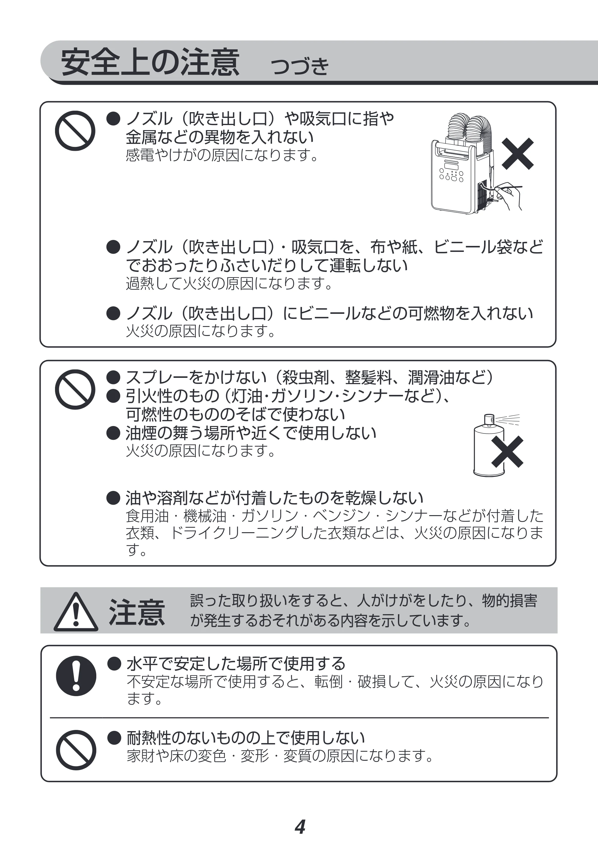 アイリスオーヤマ FK-W2 取扱説明書 — 原本ページ — 4ページ