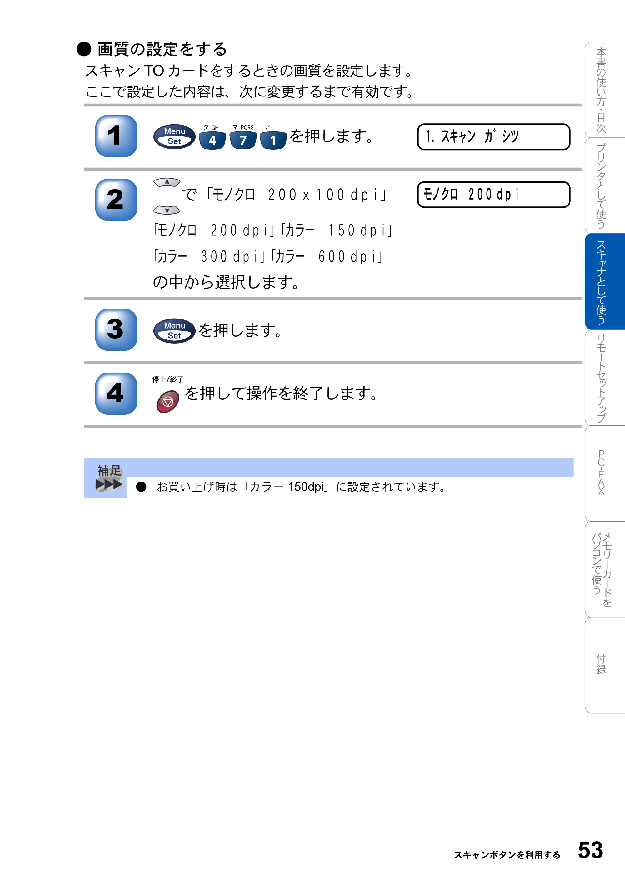 ブラザー MFC-3420J / MFC-3820JN ユーザーズガイド ～パソコン活用編～ — 原本ページ — 53ページ