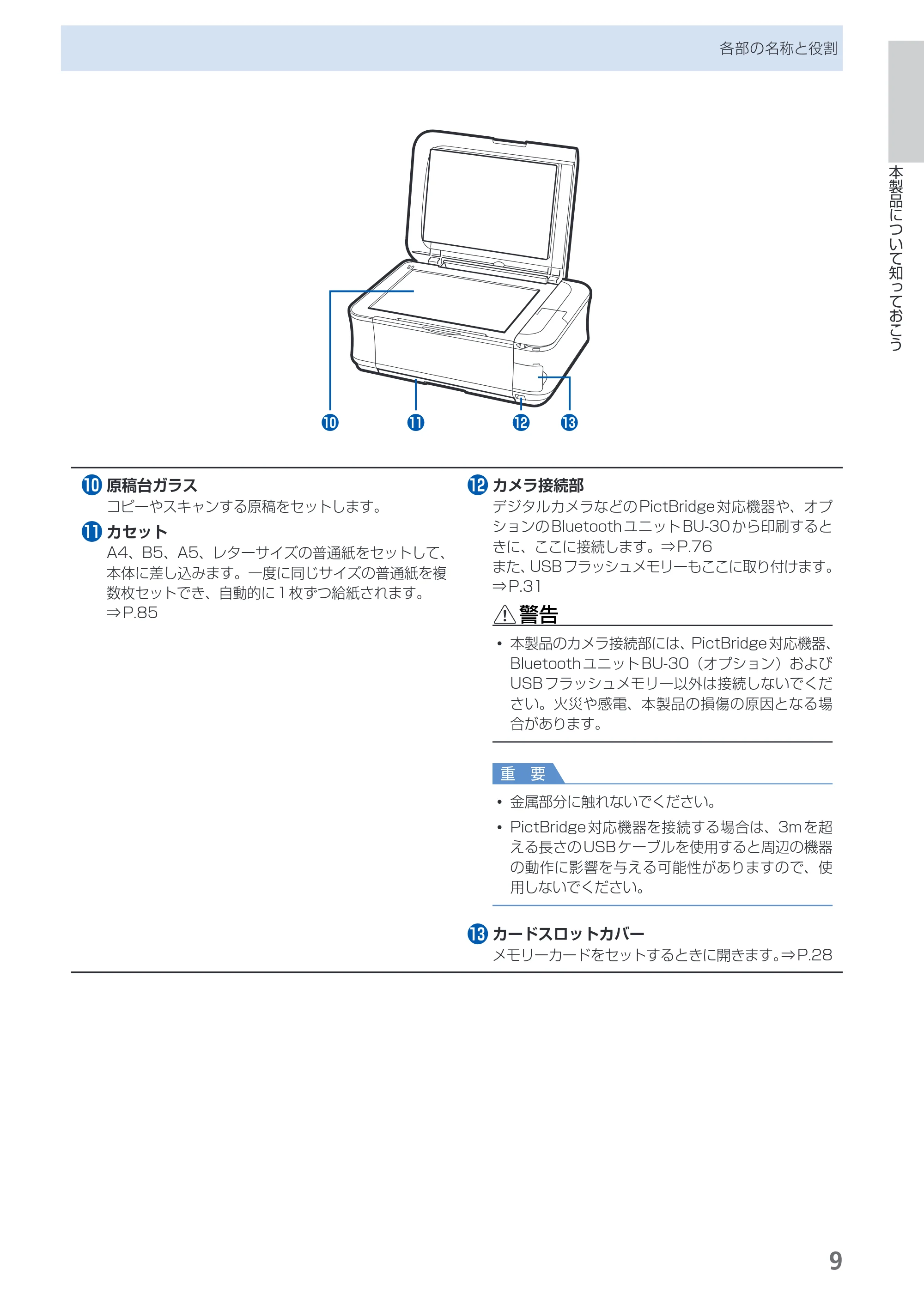 キヤノン PIXUS MP560 らくらく操作ガイド (PDF形式/25.74Mバイト) — 原本ページ — 11ページ