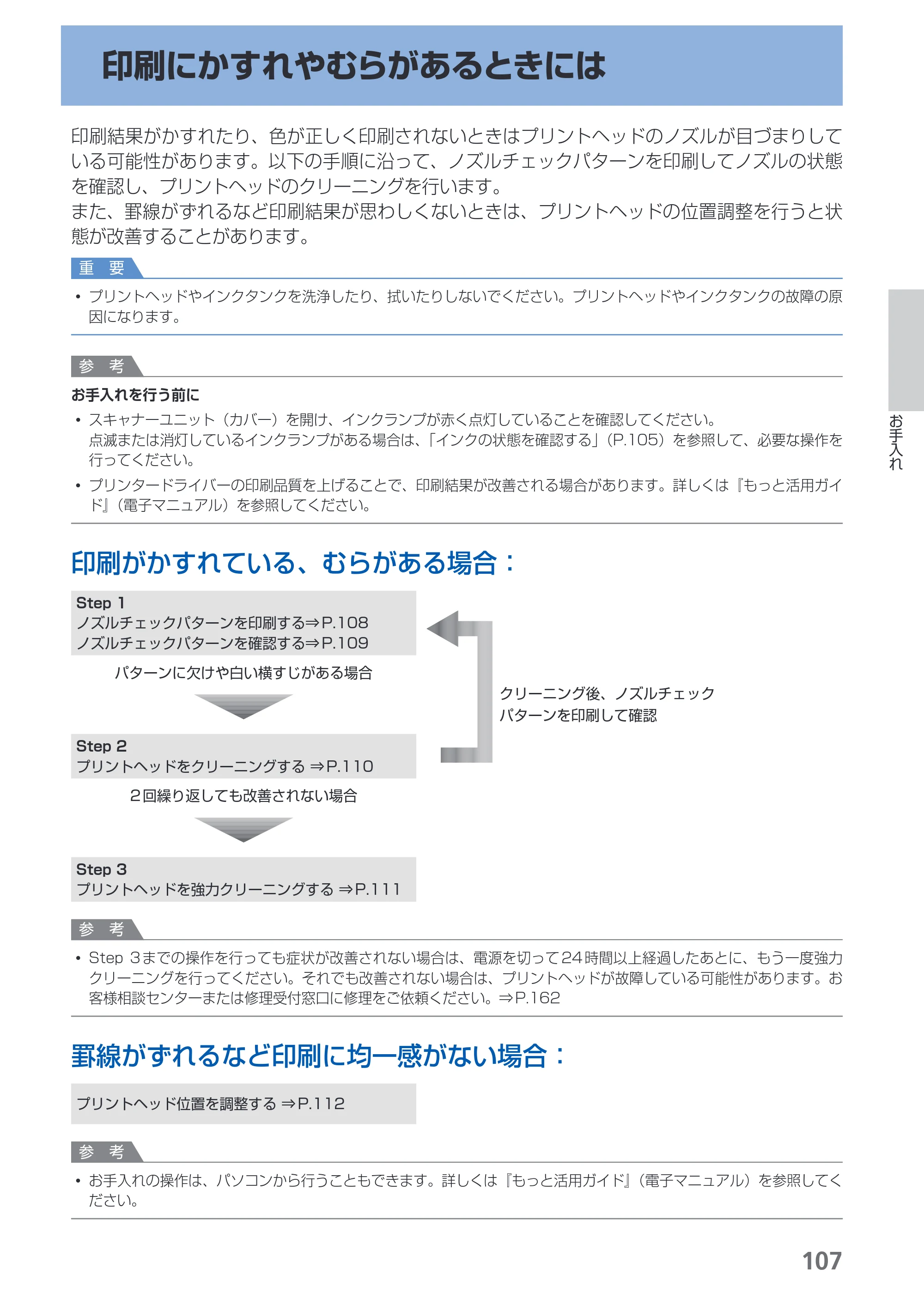 キヤノン PIXUS MP560 らくらく操作ガイド （PDF形式／25.74Mバイト） — 原本ページ — 109ページ